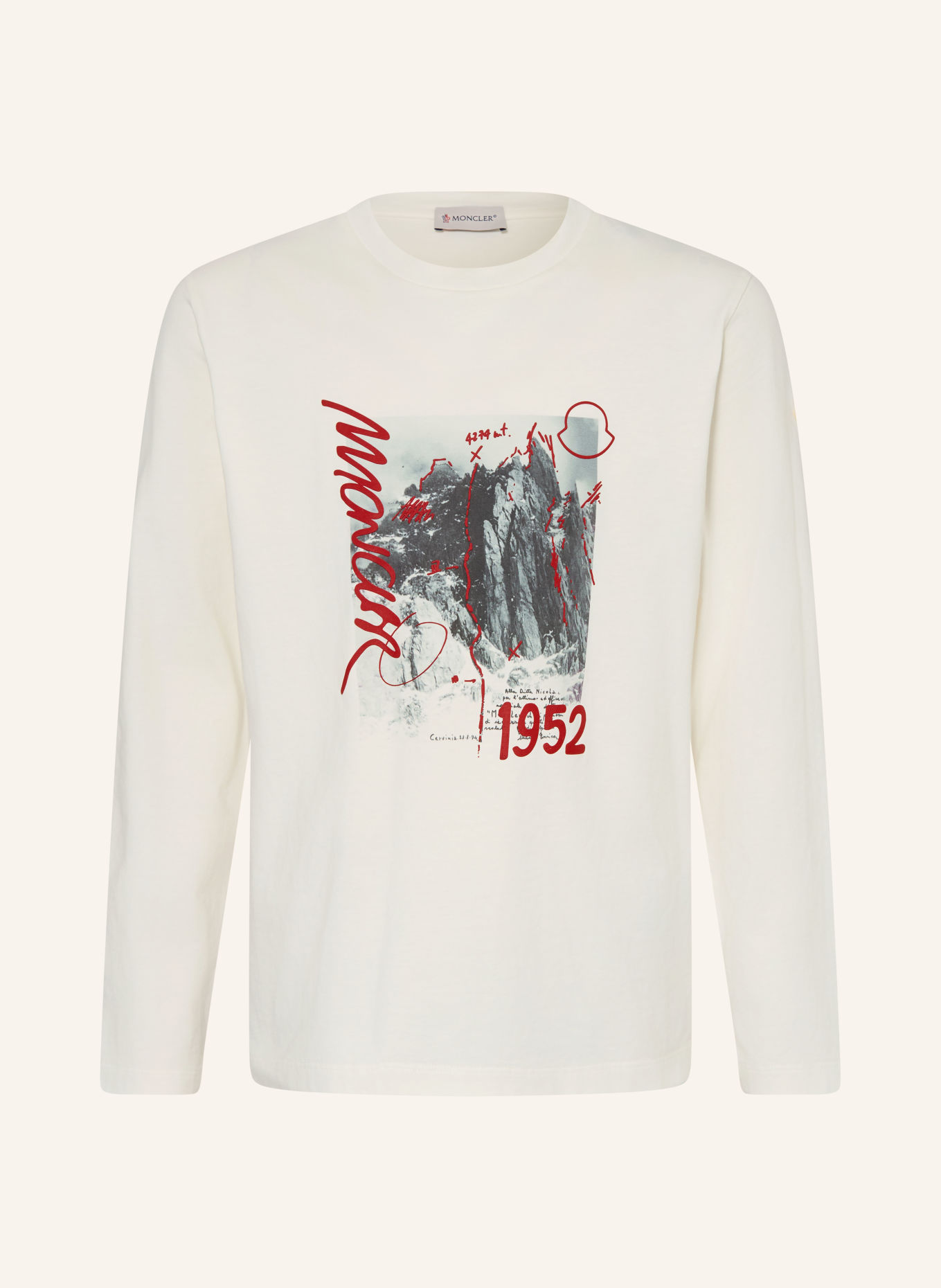 MONCLER enfant Longsleeve: CRÈME