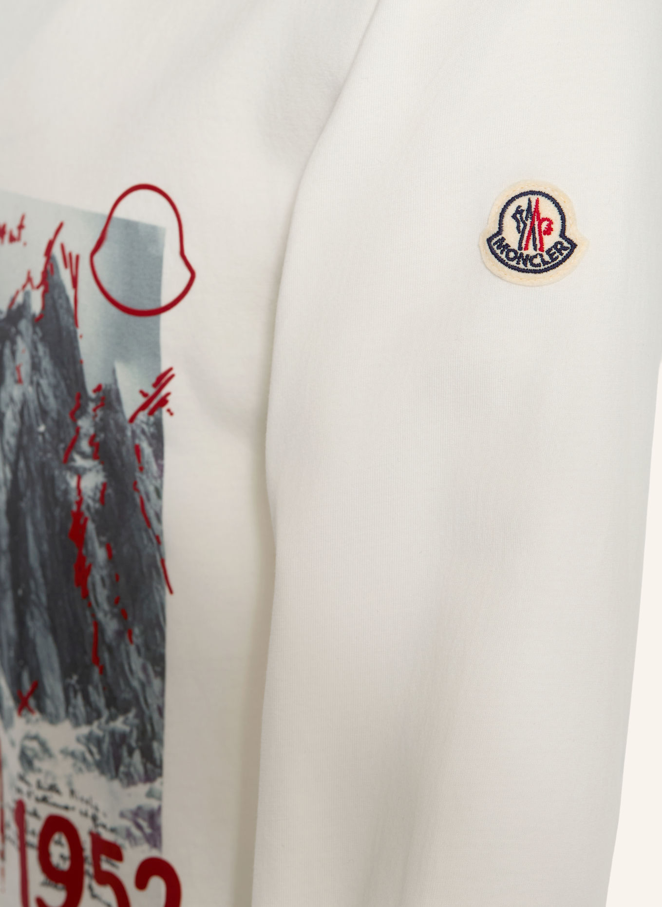 MONCLER enfant Longsleeve: CRÈME
