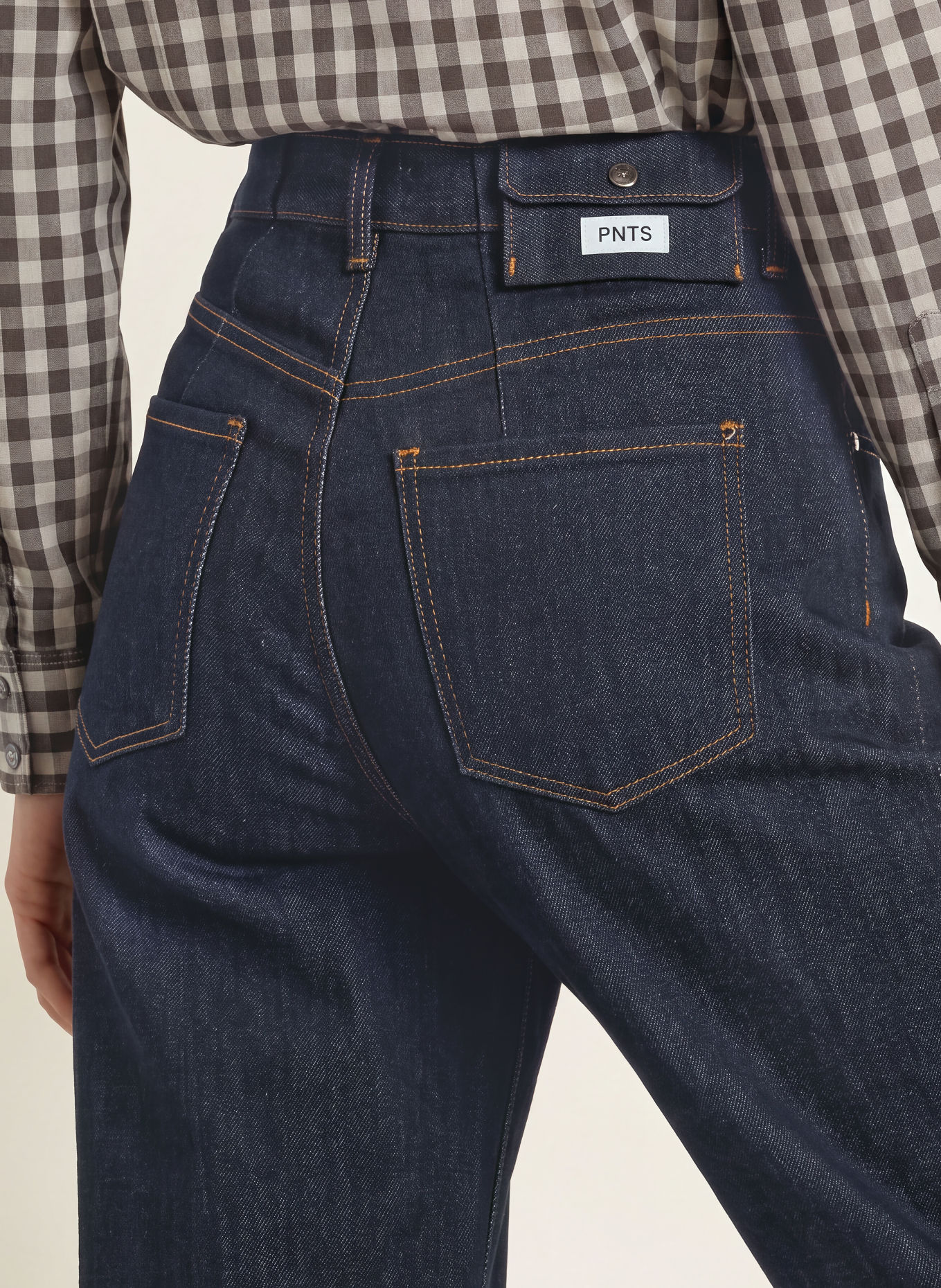 PNTS Barrel jeans THE O SHAPE: 22 DUNKELBLAU