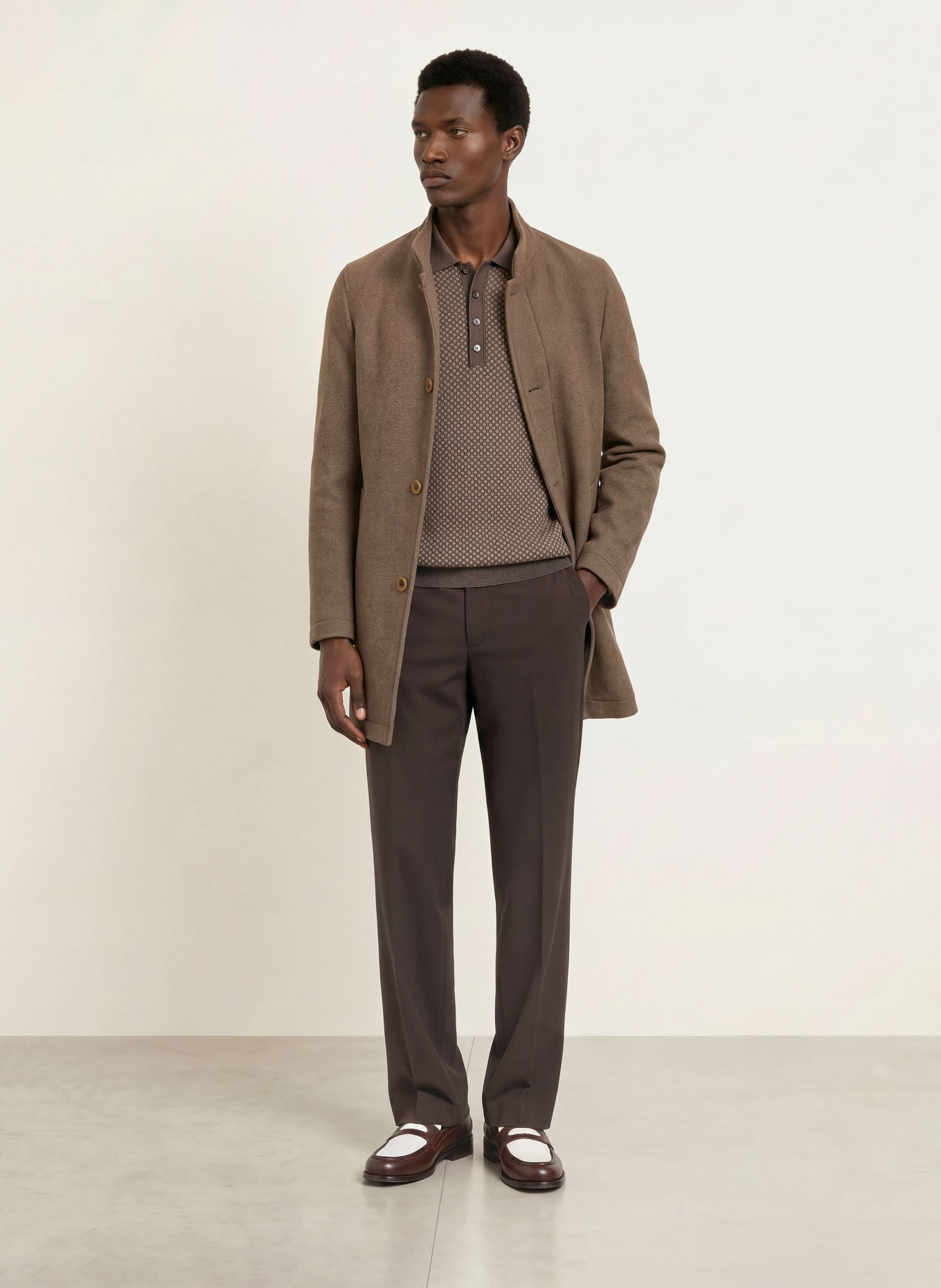 DIGEL move ASHBY Coat: BROWN