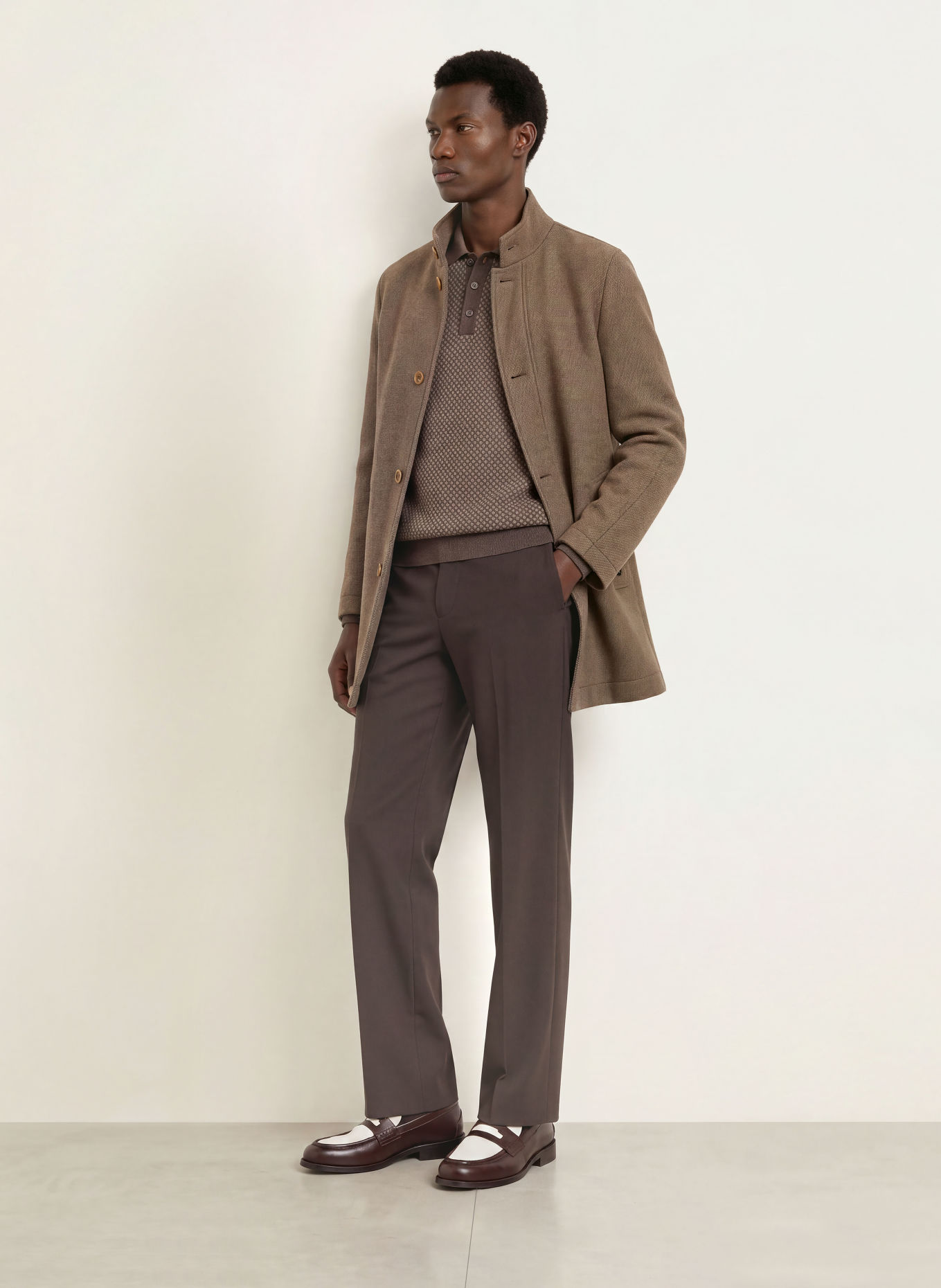 DIGEL move ASHBY Coat: BROWN