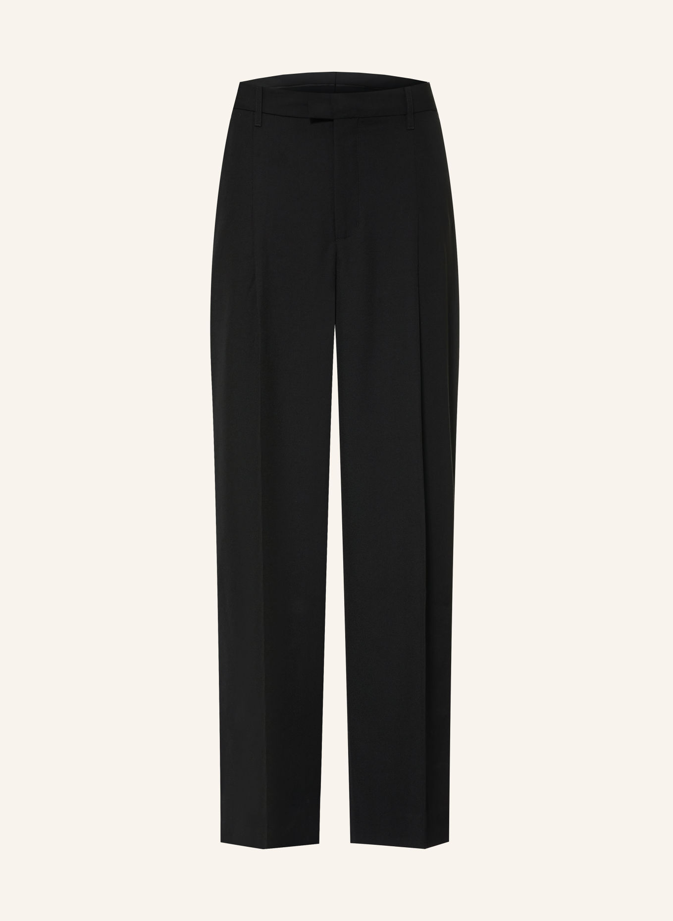 about:blank Chino kalhoty Tailored Wide Fit: ČERNÁ