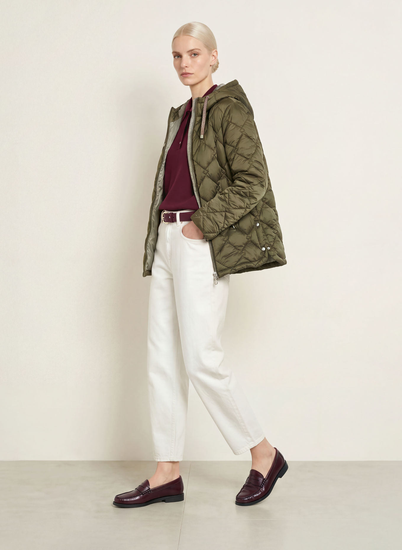 FUCHS SCHMITT Steppjacke BARI: KHAKI