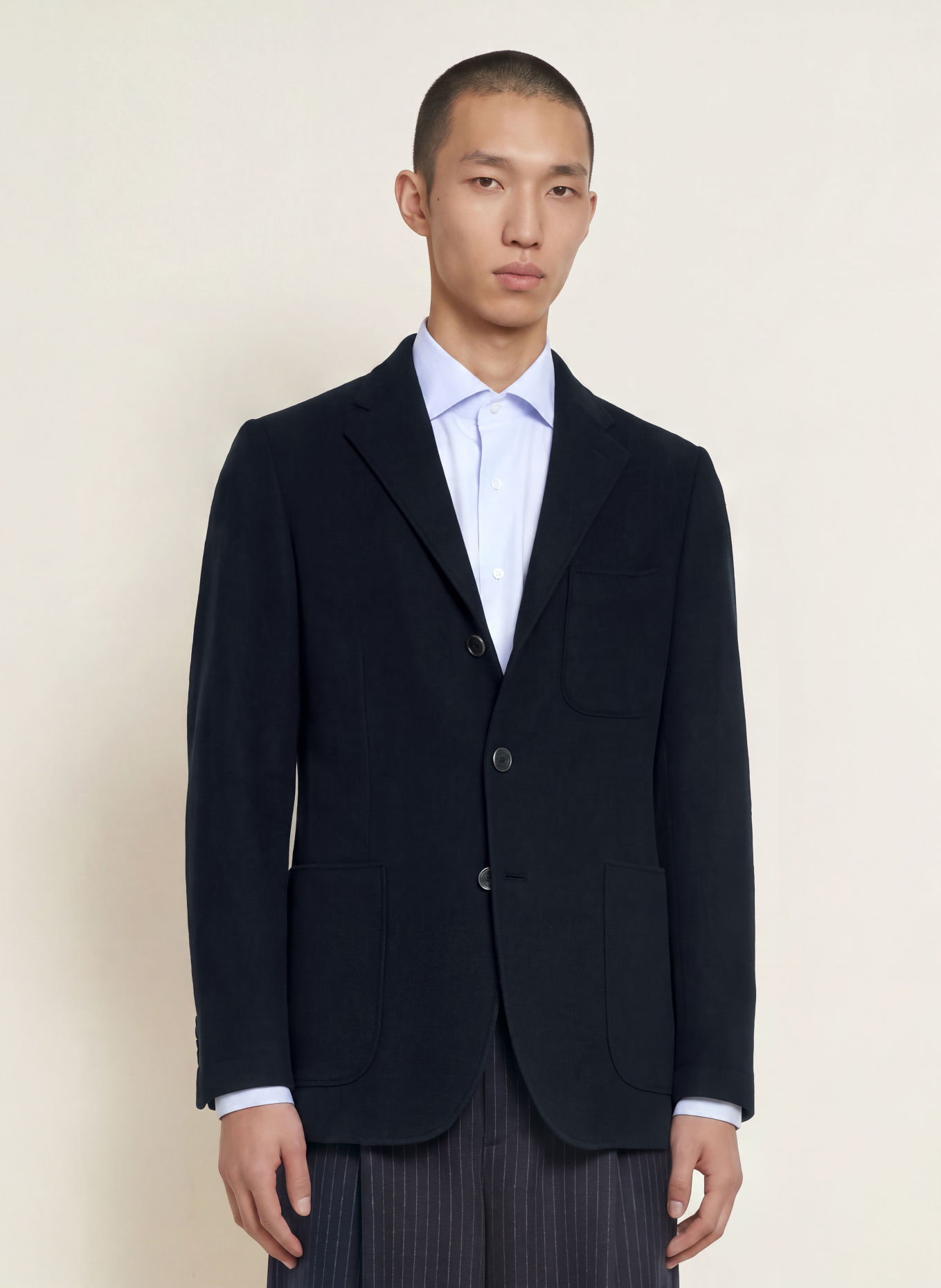 BARENA VENEZIA Colbert SLANEGA Slim Fit: DONKERBLAUW