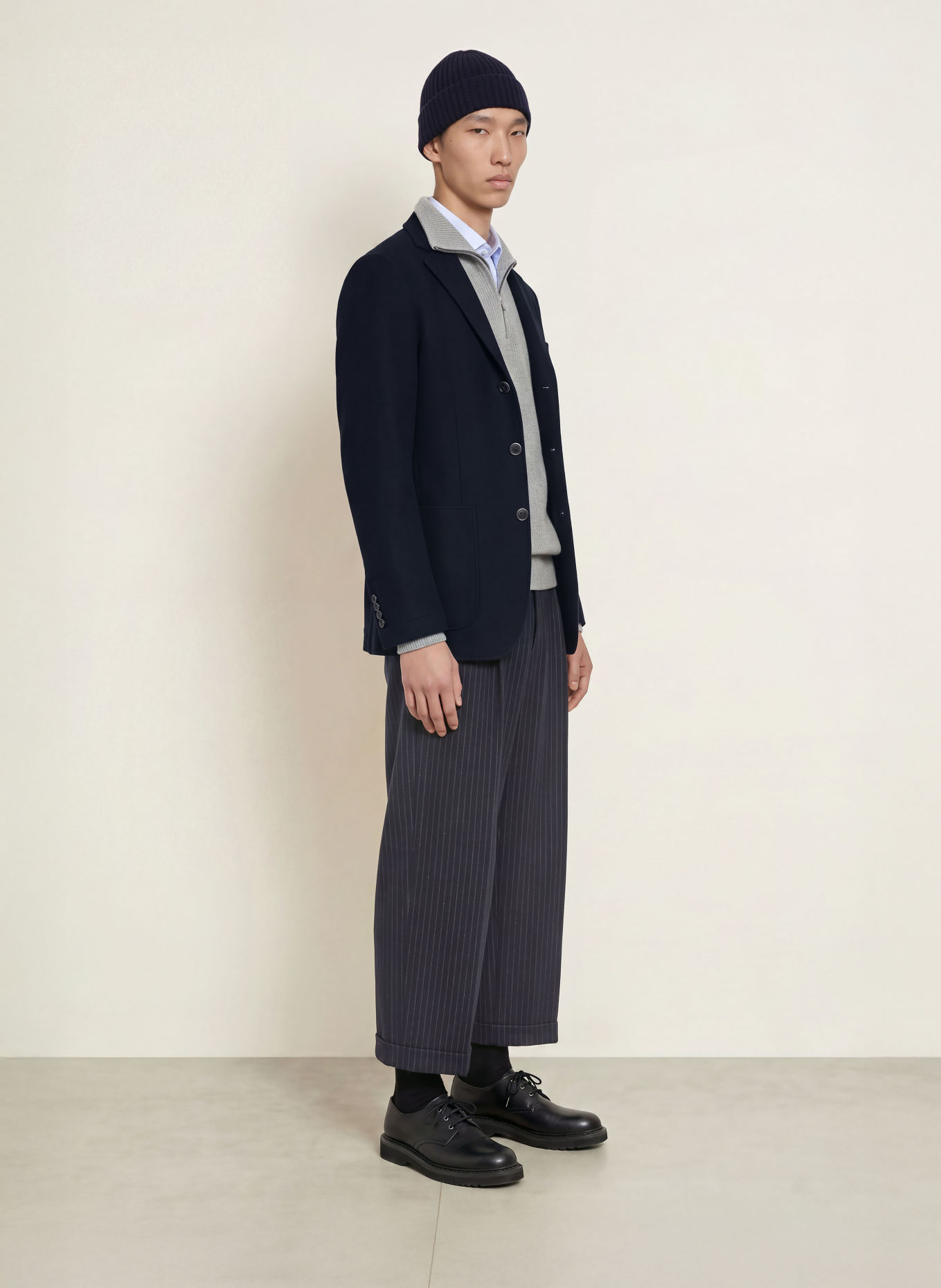 BARENA VENEZIA Colbert SLANEGA Slim Fit: DONKERBLAUW