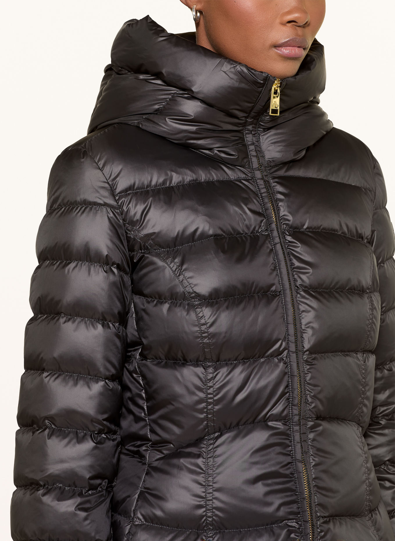 PEUTEREY Donsmantel FORTEX: ZWART