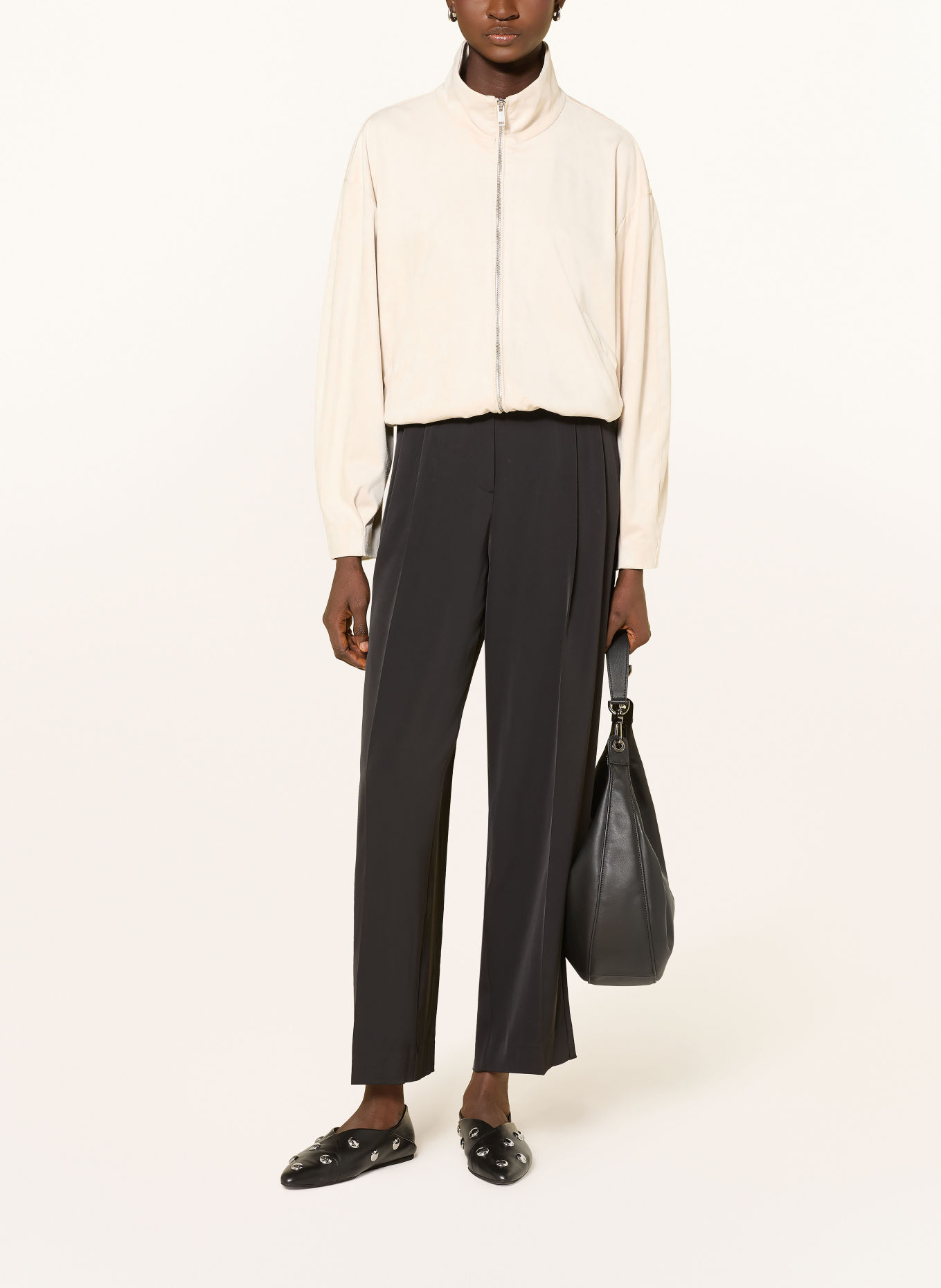 comma Trousers: BLACK