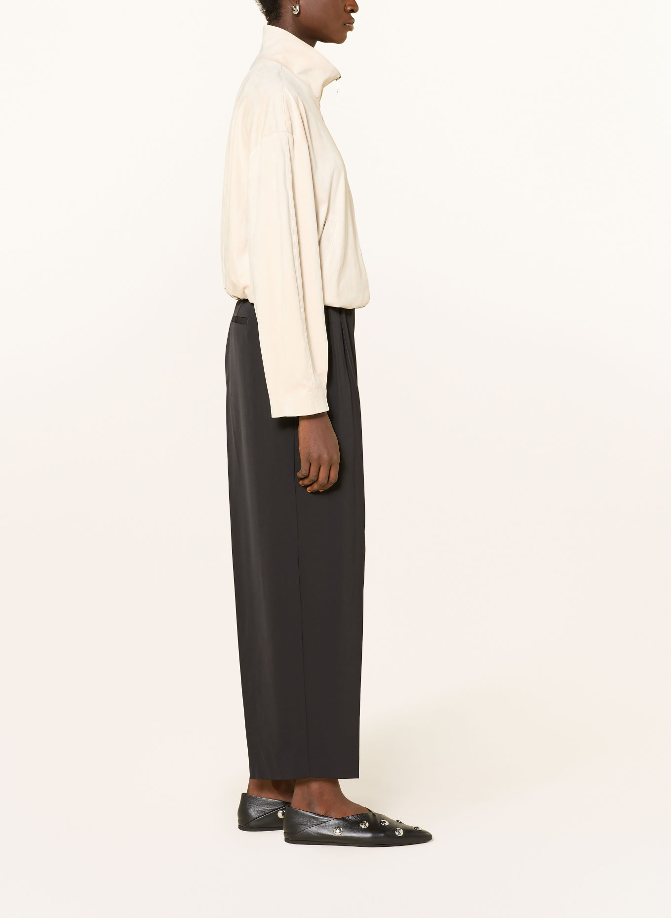 comma Trousers: BLACK