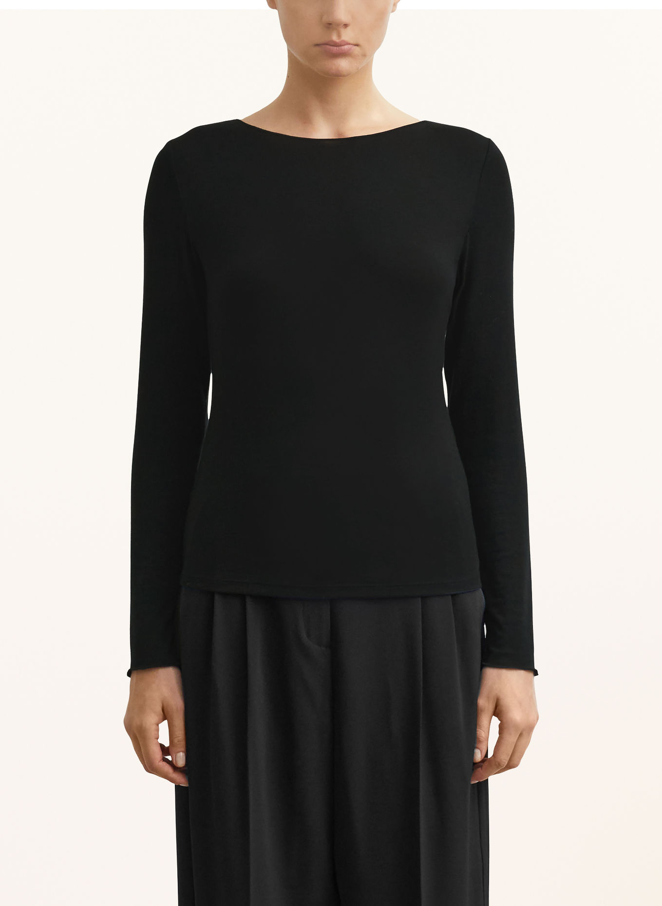 comma Longsleeve: SCHWARZ