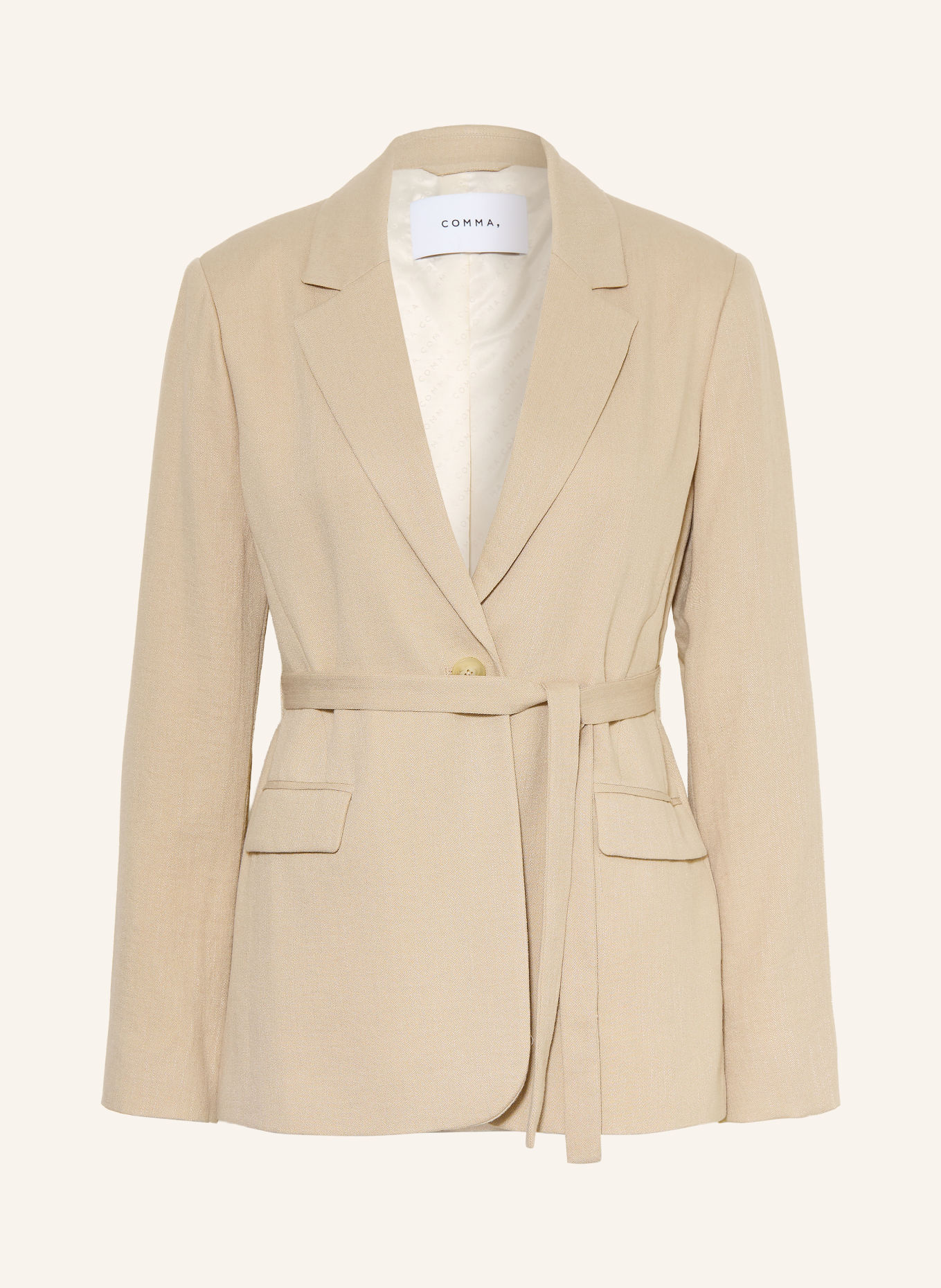 comma Blazer: BEIGE