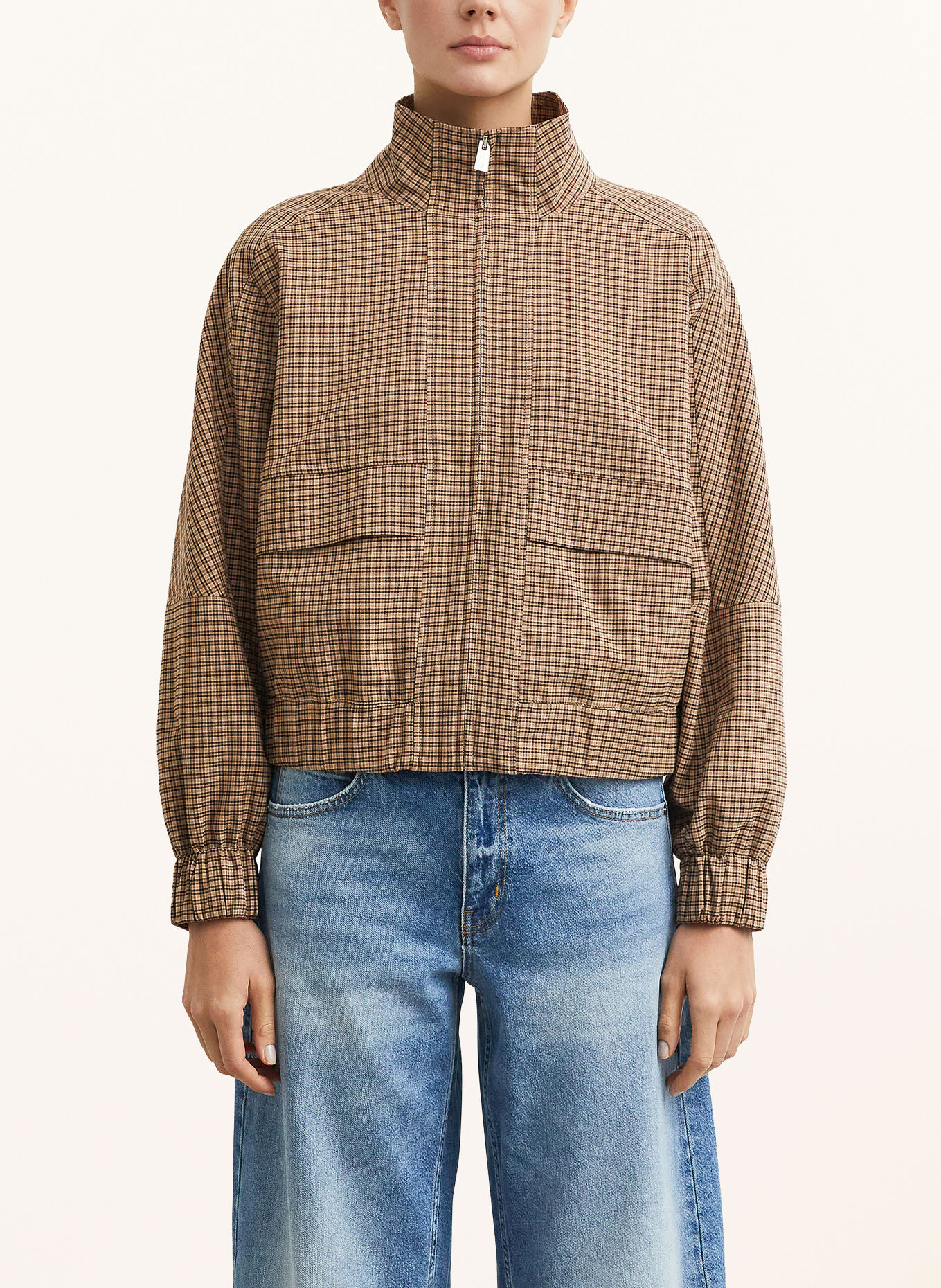 comma Blouson: BRUN / LYSEBRUN
