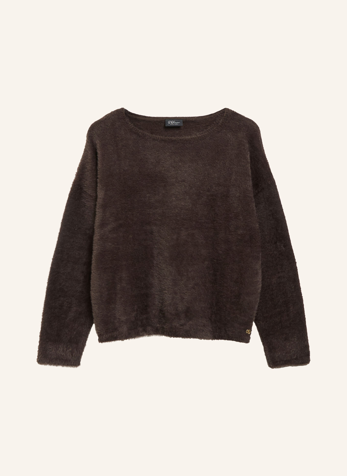 s.Oliver BLACK LABEL Sweater: DARK BROWN