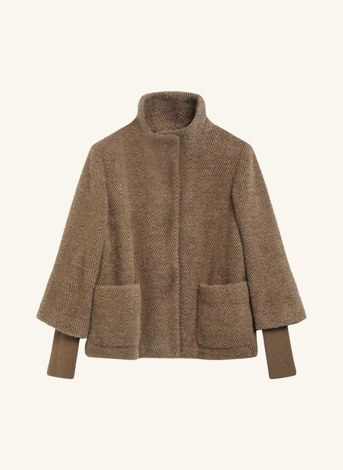 s.Oliver BLACK LABEL Jas: BRUIN / LICHTBRUIN