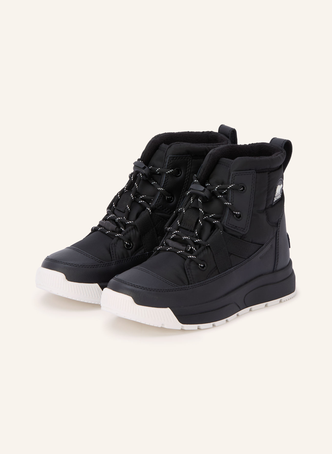 SOREL Botki BIG KIDS WHITNEY: CZARNY