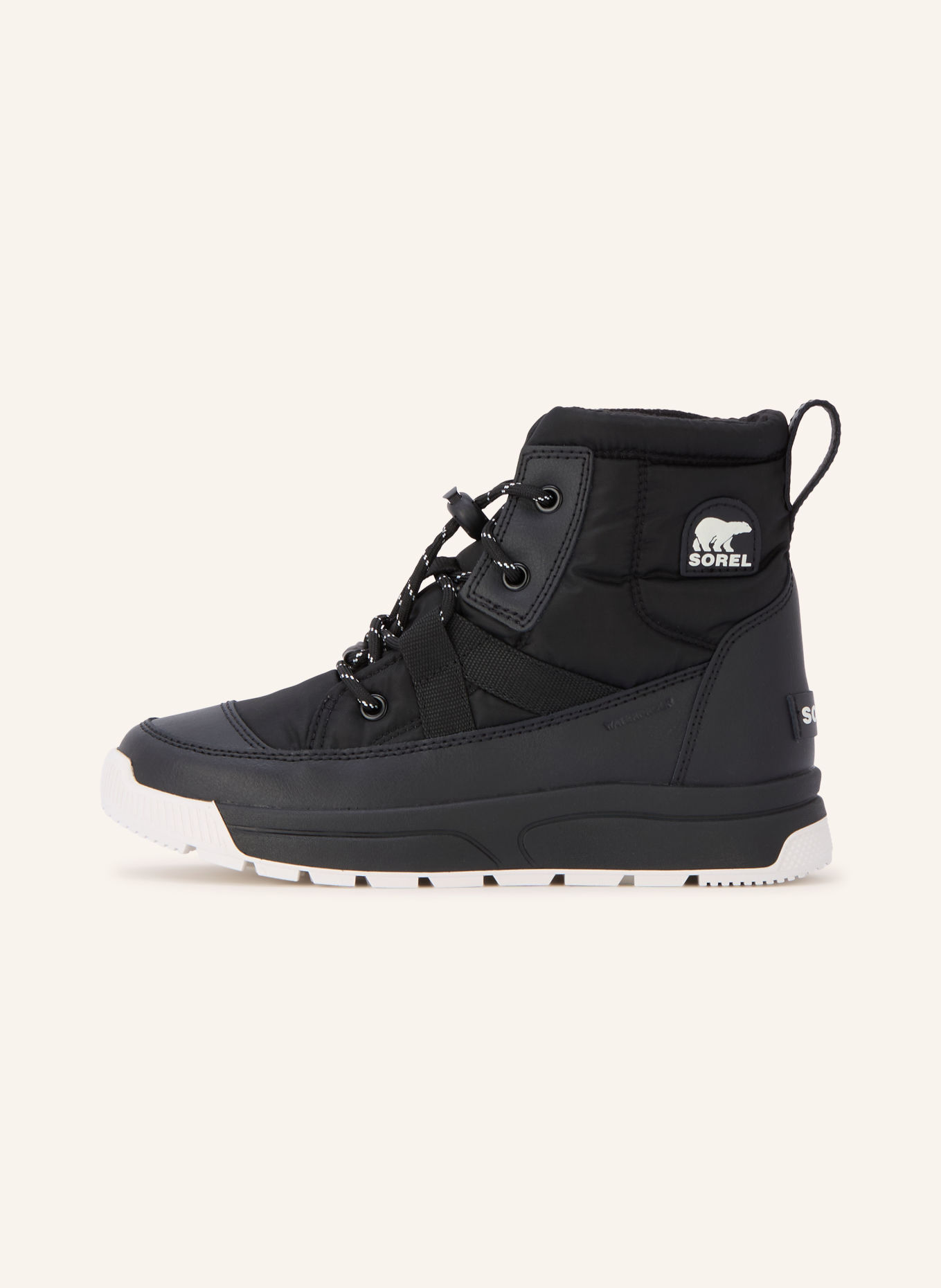 SOREL Botki BIG KIDS WHITNEY: CZARNY