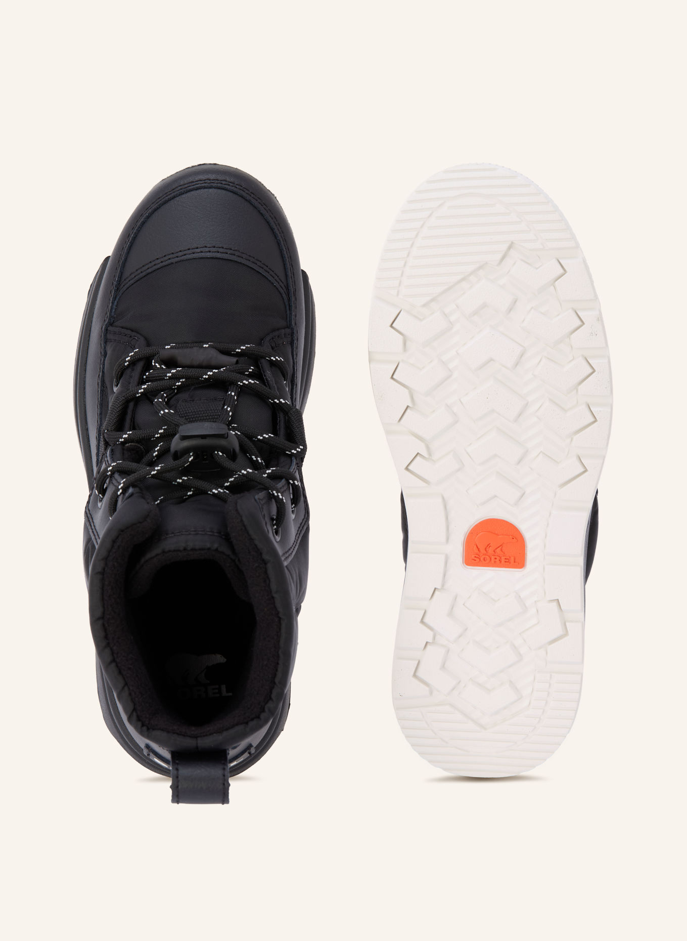 SOREL Botki BIG KIDS WHITNEY: CZARNY
