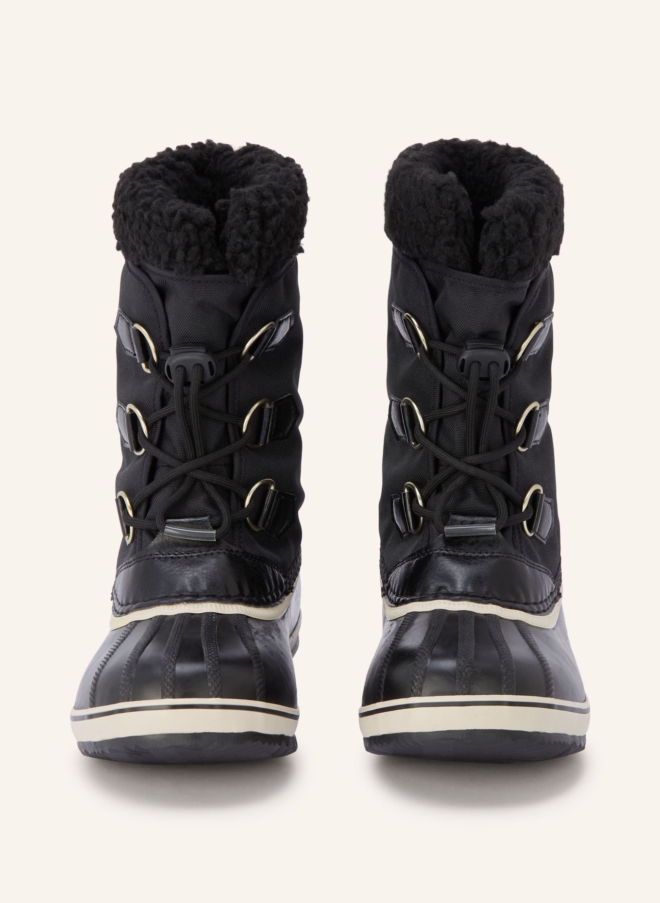 SOREL Boots BIG KIDS YOOT PAC: ZWART / WIT