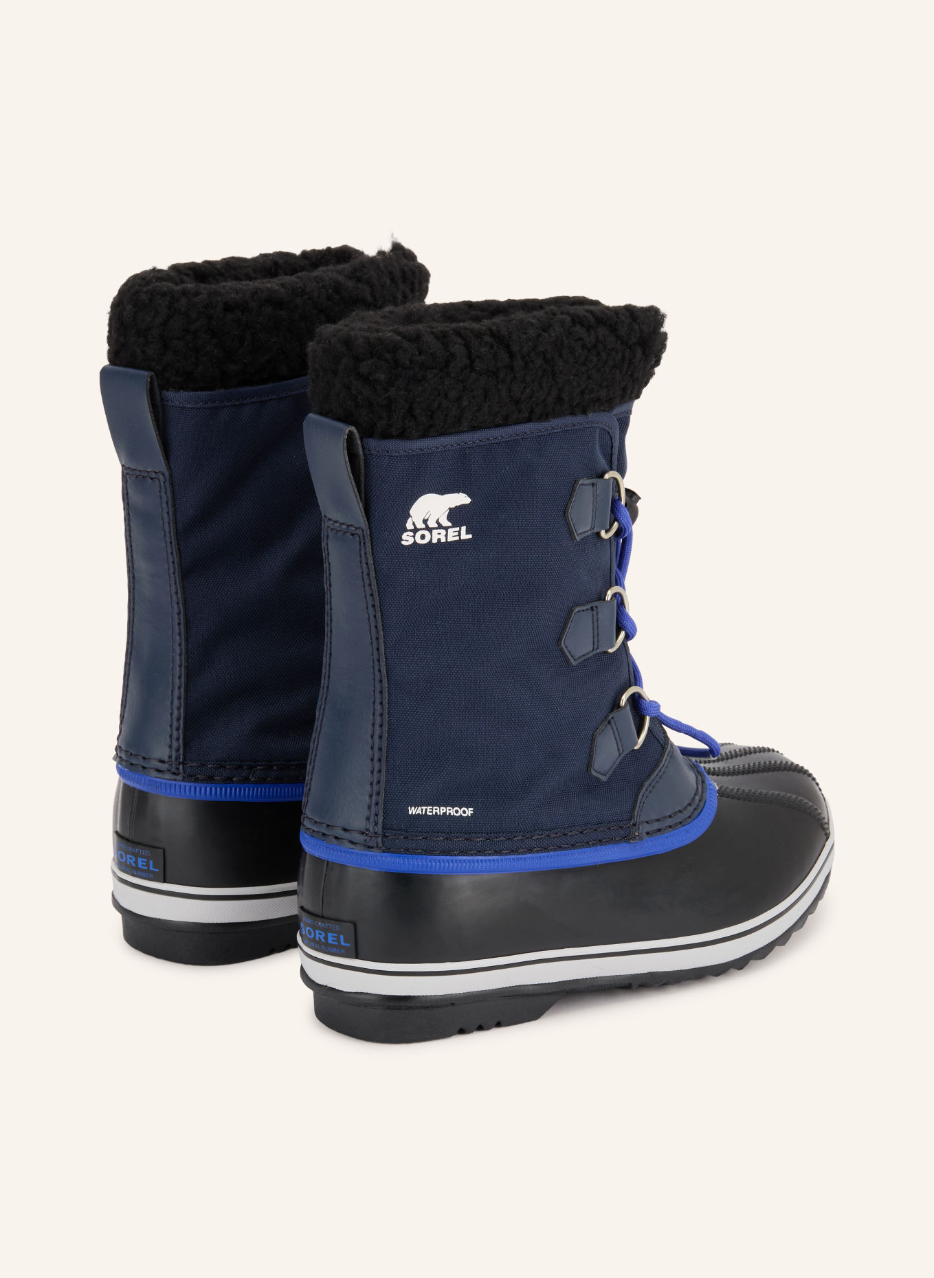 SOREL Boots BIG KIDS YOOT PAC: DONKERBLAUW / ZWART
