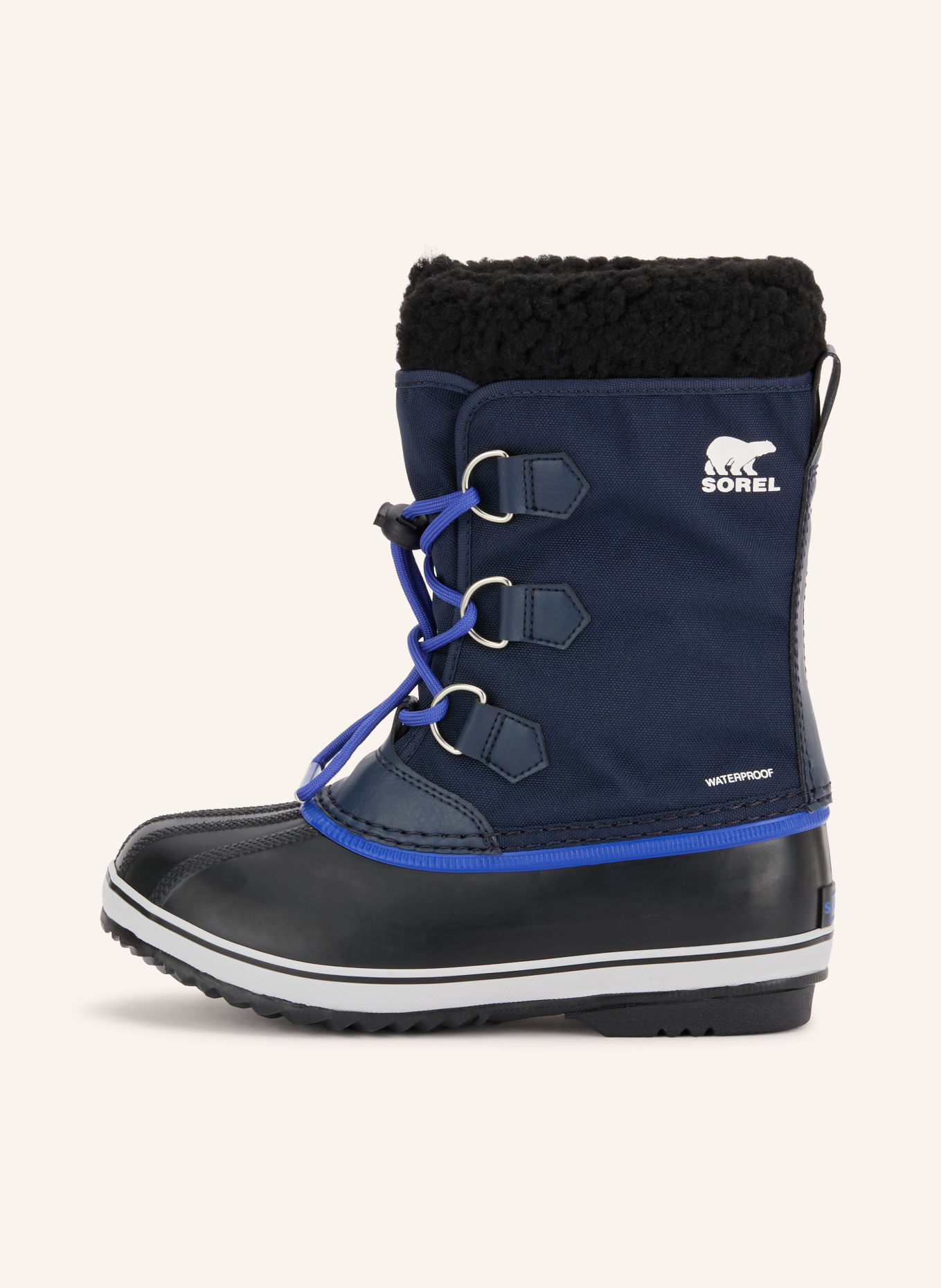 SOREL Boots BIG KIDS YOOT PAC: DONKERBLAUW / ZWART