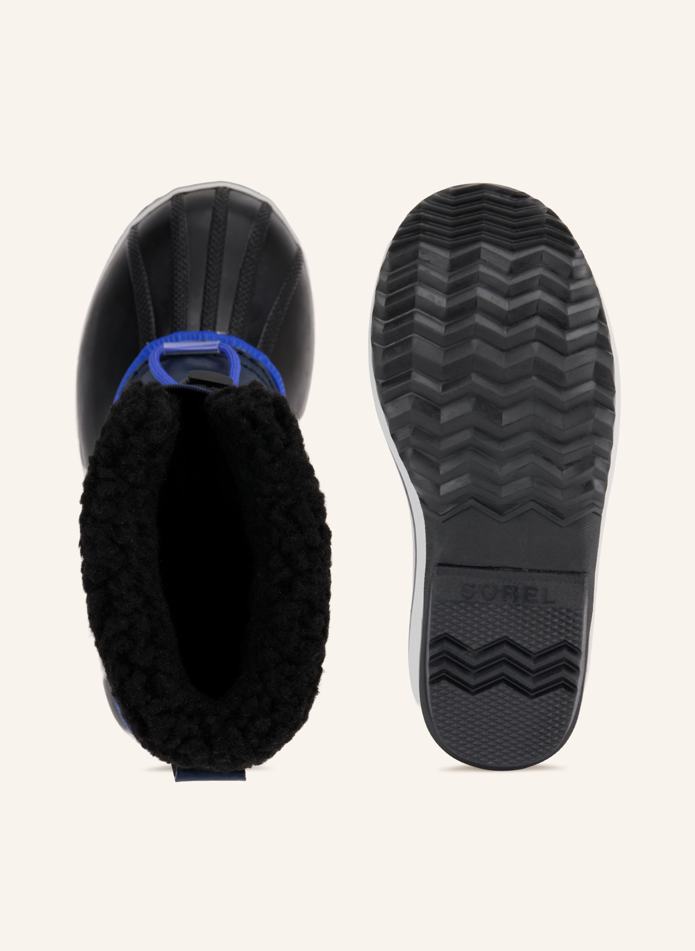 SOREL Boots BIG KIDS YOOT PAC: DONKERBLAUW / ZWART