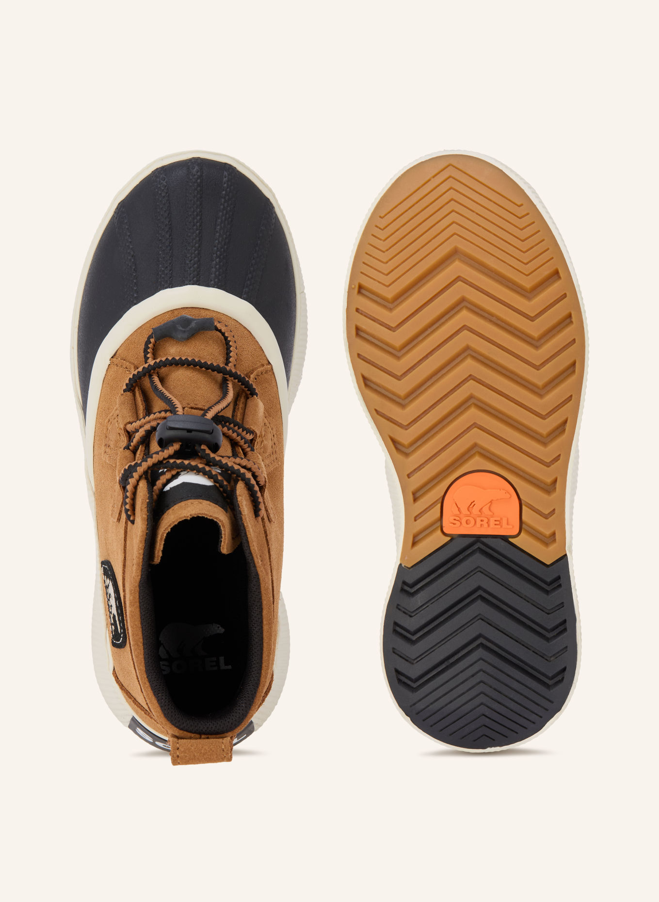 SOREL Boots OUT N ABOUT™ IV CLASSIC: BRUIN / WIT / ZWART