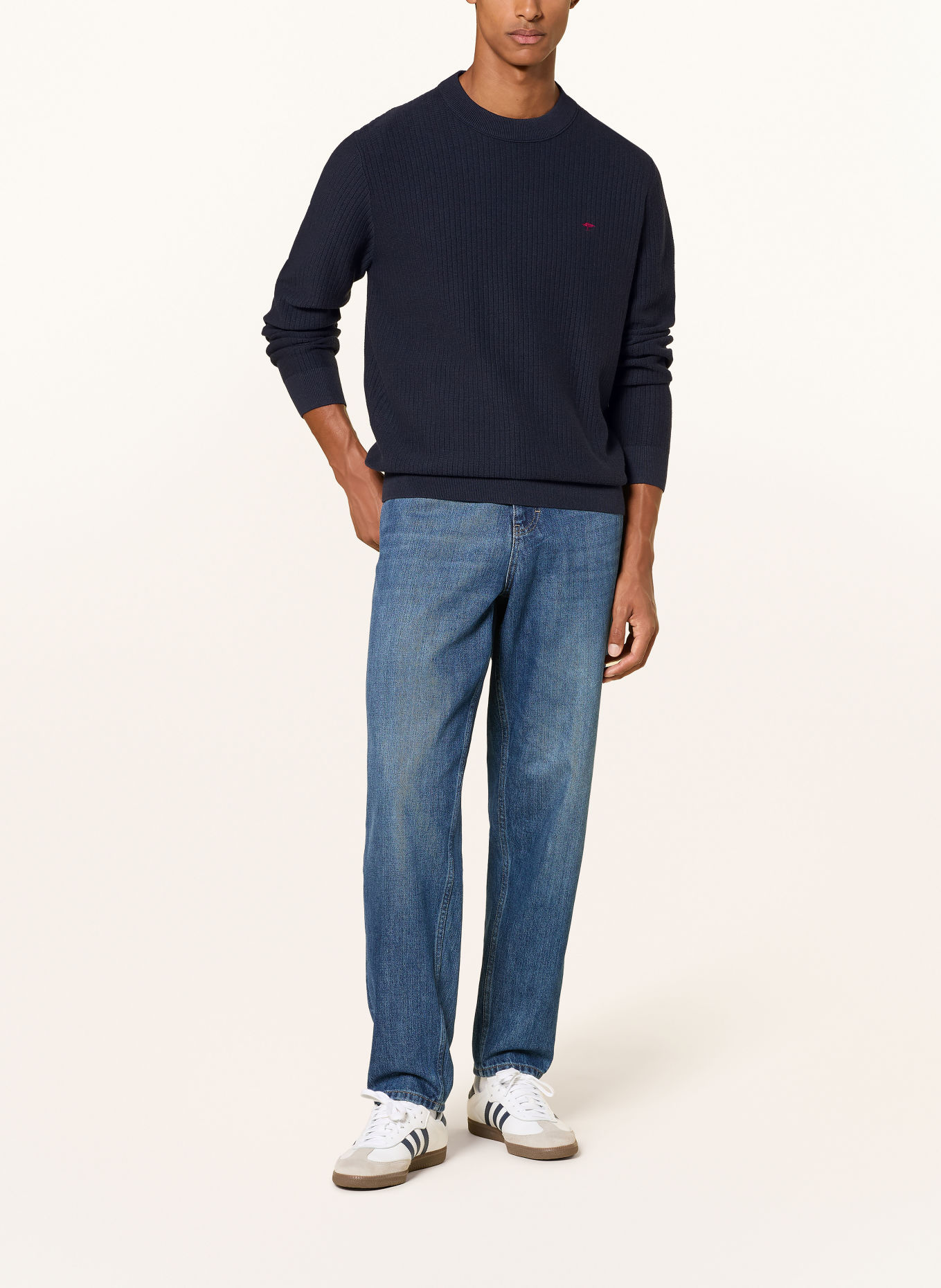 FYNCH-HATTON Trui: DONKERBLAUW