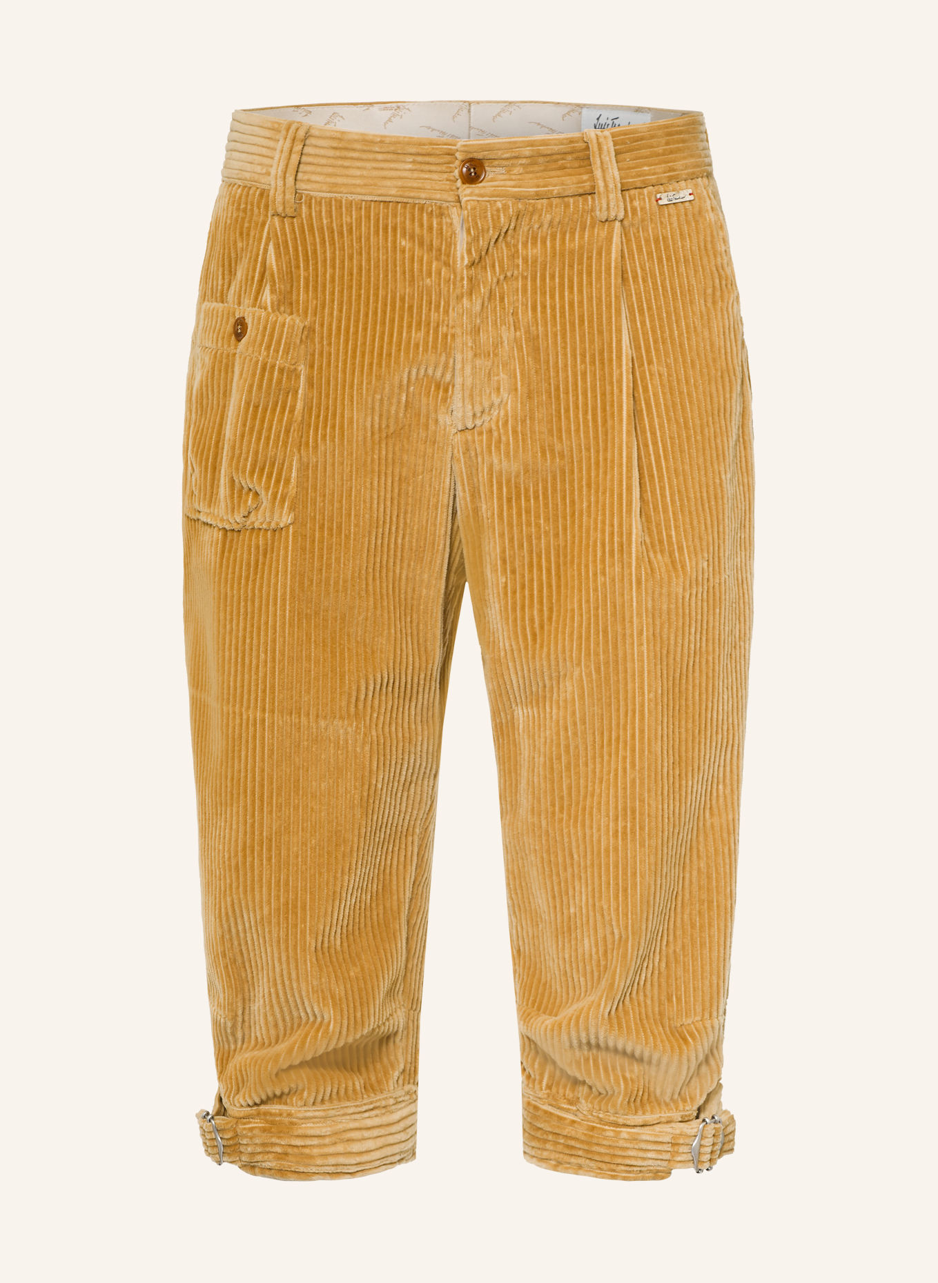 Luis Trenker Cordbyxor LUSTANISLAUS med kortare benlängd: BEIGE