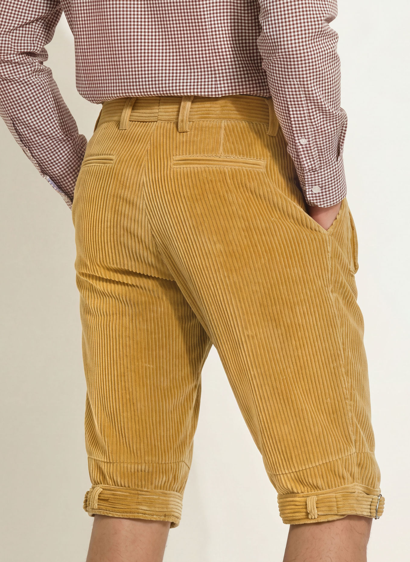 Luis Trenker Cordbyxor LUSTANISLAUS med kortare benlängd: BEIGE