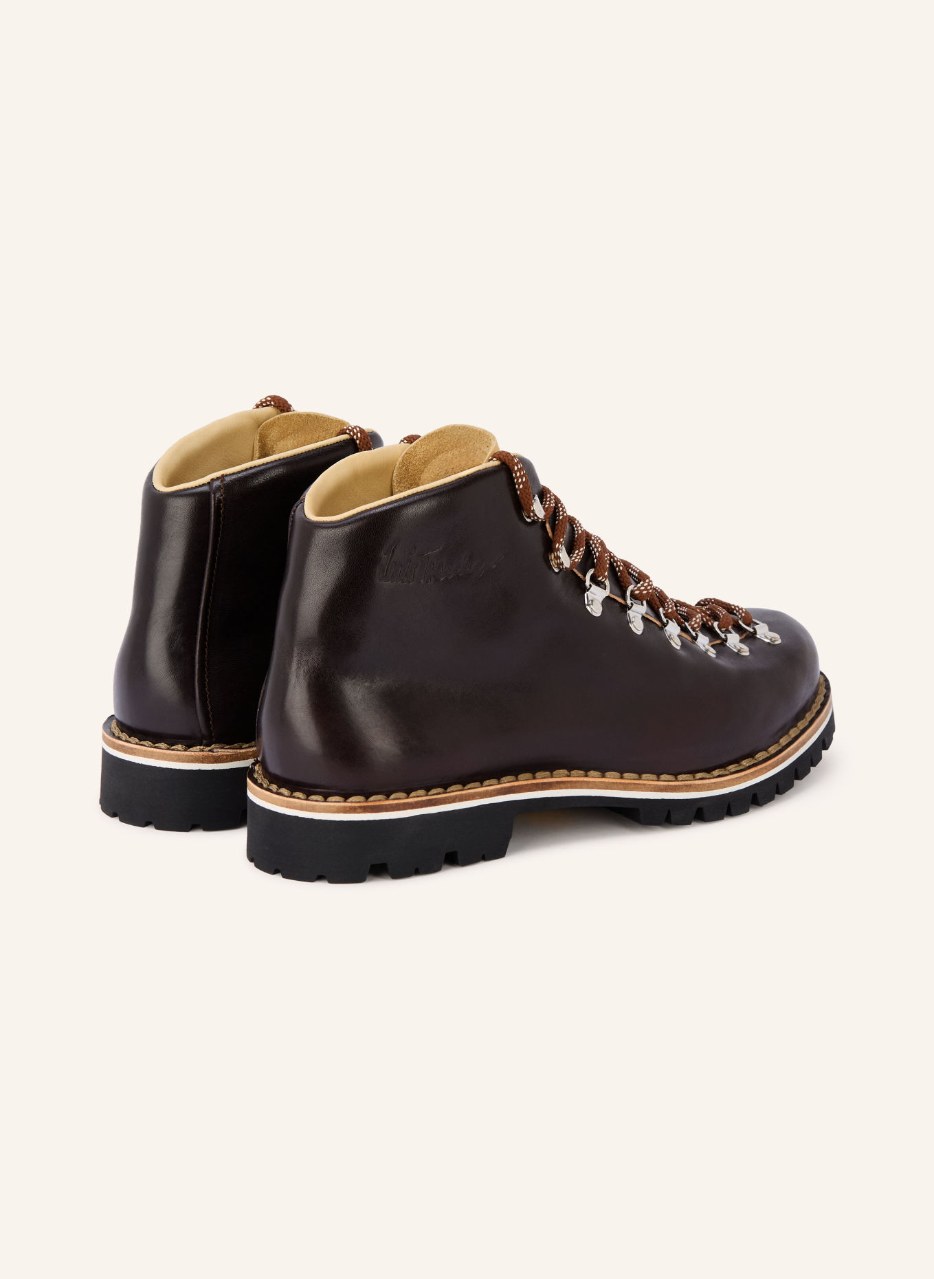 Luis Trenker Schnürboots LUPAUL: DUNKELBRAUN / SILBER
