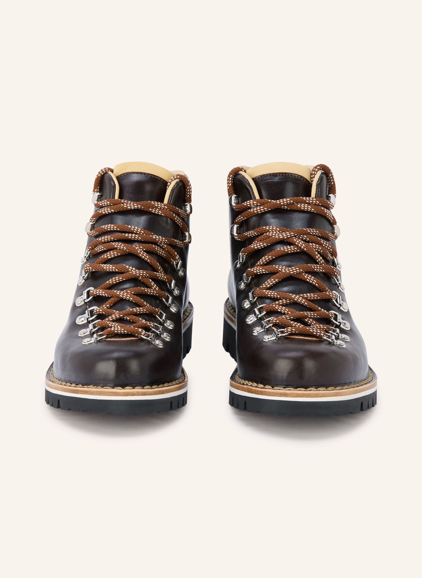 Luis Trenker Schnürboots LUPAUL: DUNKELBRAUN / SILBER