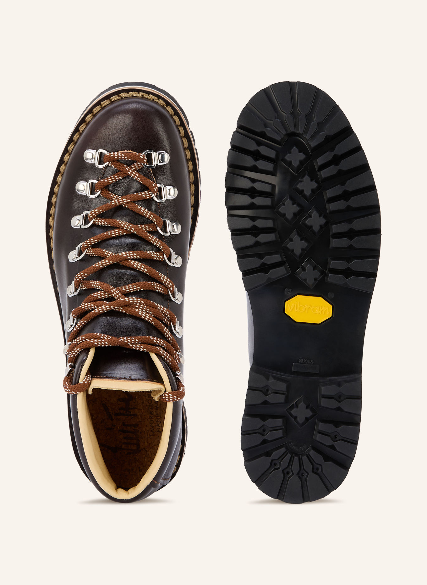Luis Trenker Schnürboots LUPAUL: DUNKELBRAUN / SILBER
