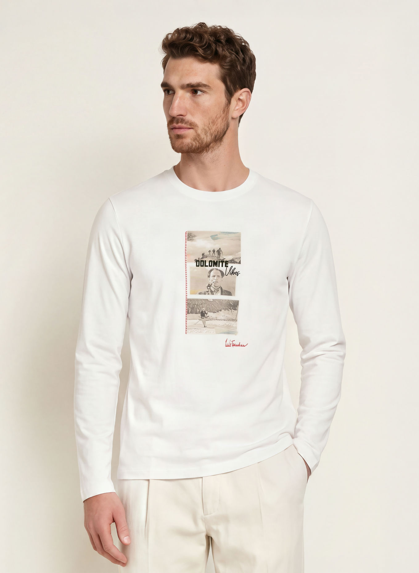 Luis Trenker LURICO Long-sleeve shirt: WHITE