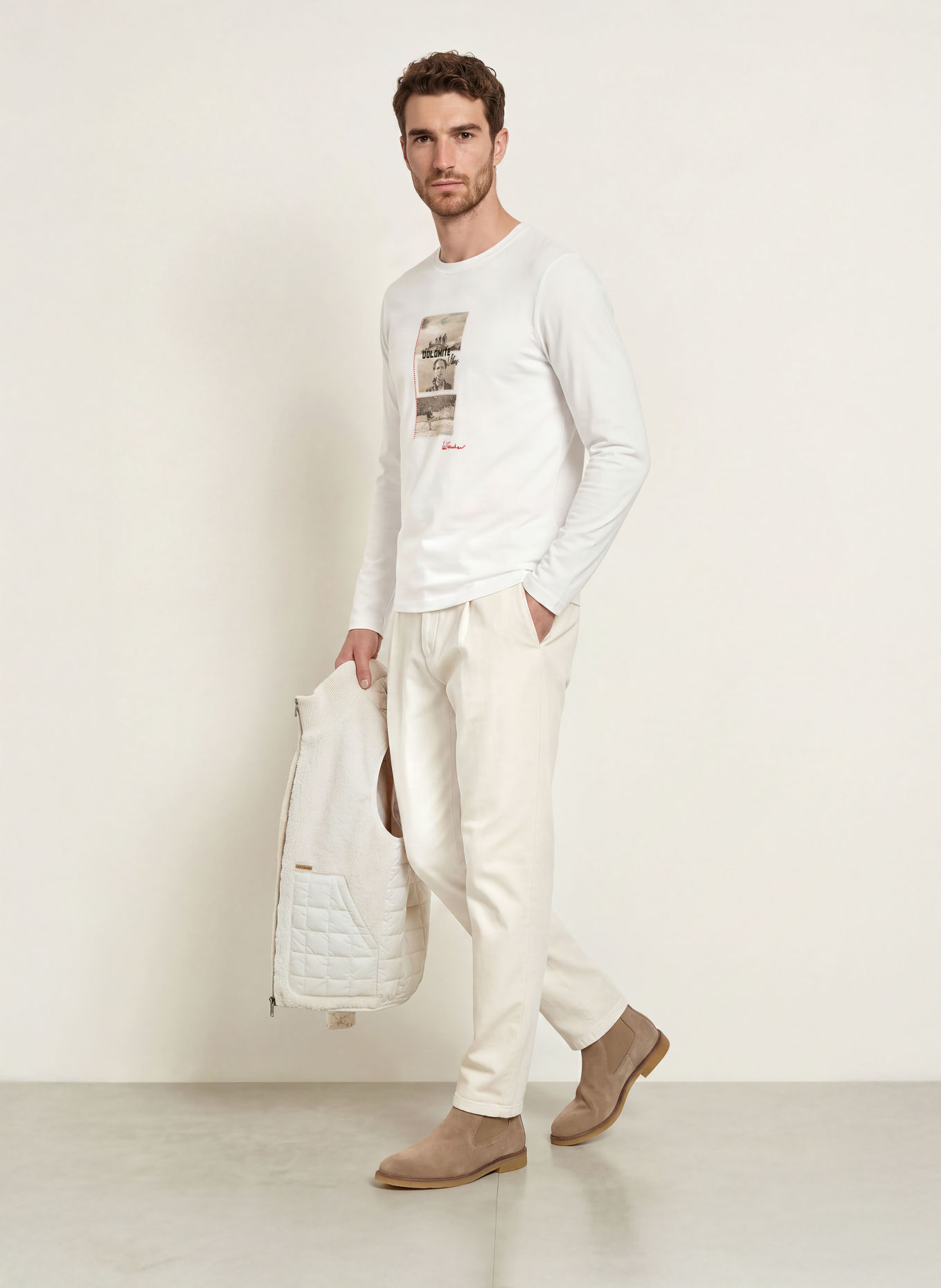 Luis Trenker LURICO Long-sleeve shirt: WHITE