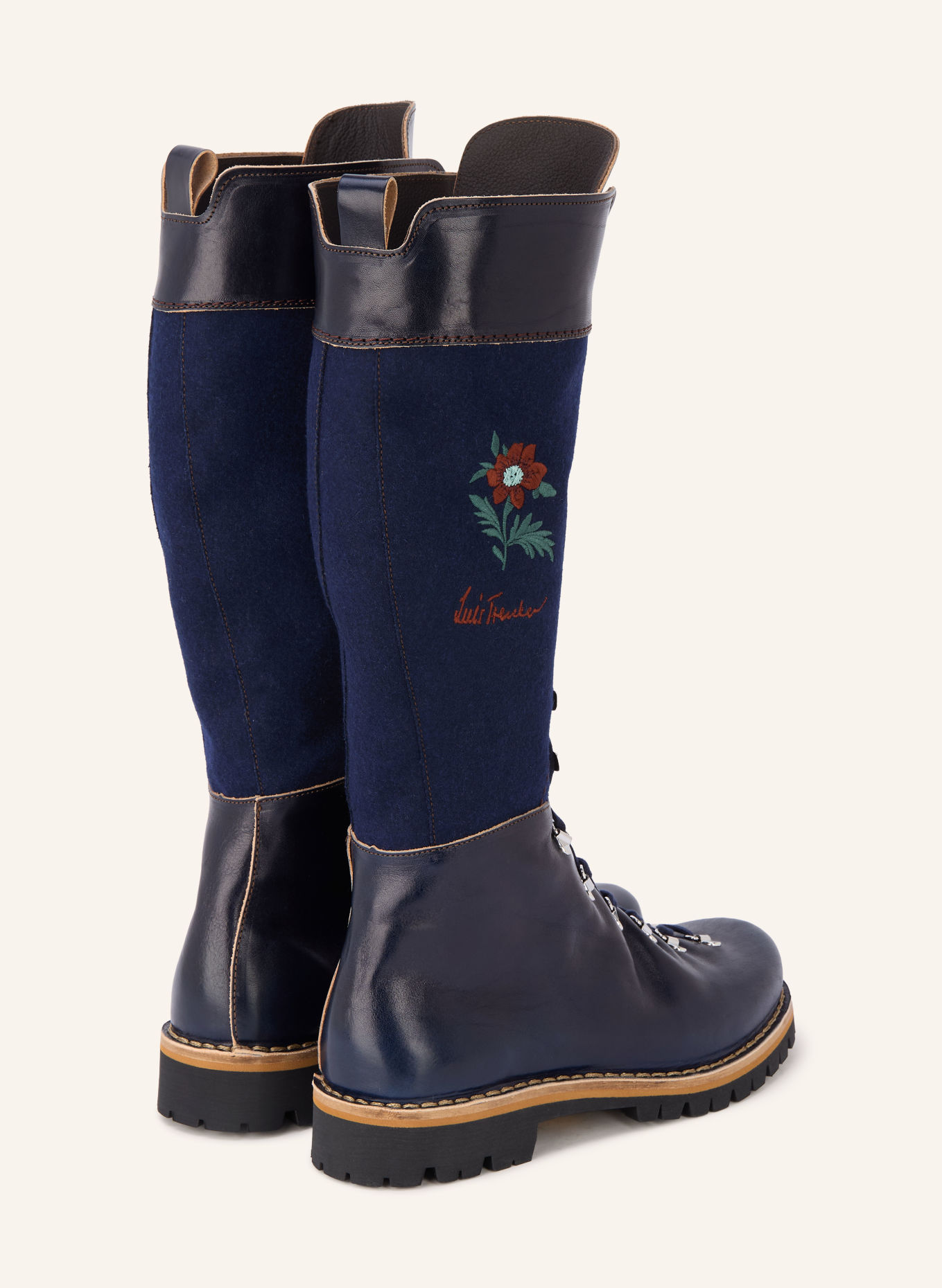 Luis Trenker LUTINA Boots: DARK BLUE / BLUE