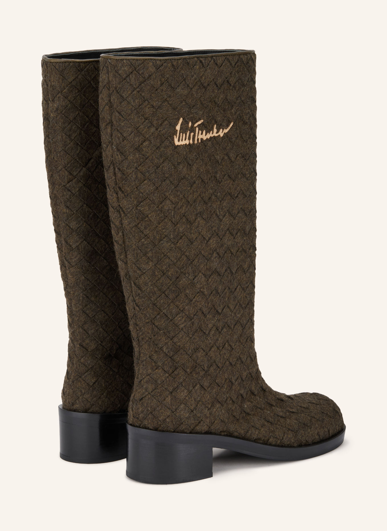 Luis Trenker Stövlar LUSTIEFEL: MÖRKGRÖN / BEIGE