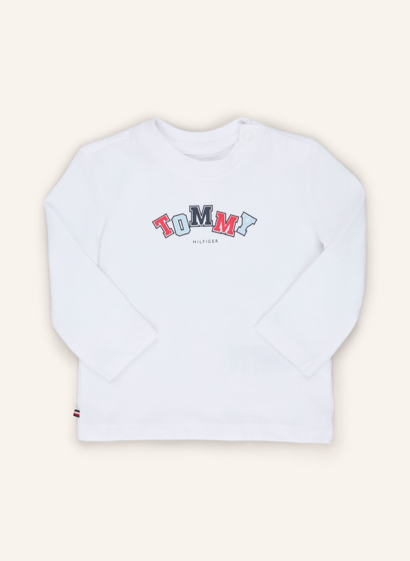 TOMMY HILFIGER Longsleeve: WEISS