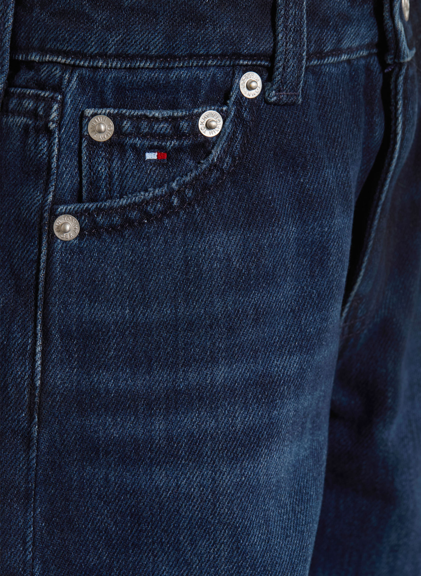 TOMMY HILFIGER Jeans Barrel Fit: 1BK Blueblack