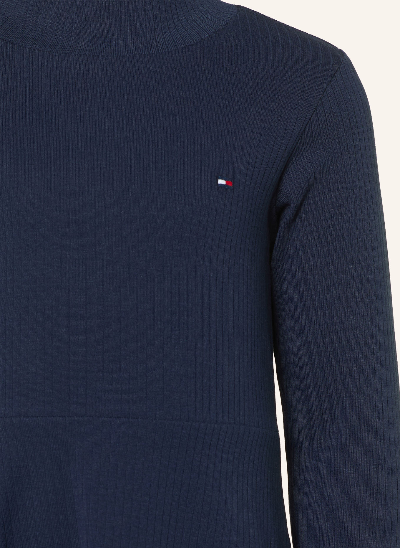 TOMMY HILFIGER Jerseyjurk: DONKERBLAUW