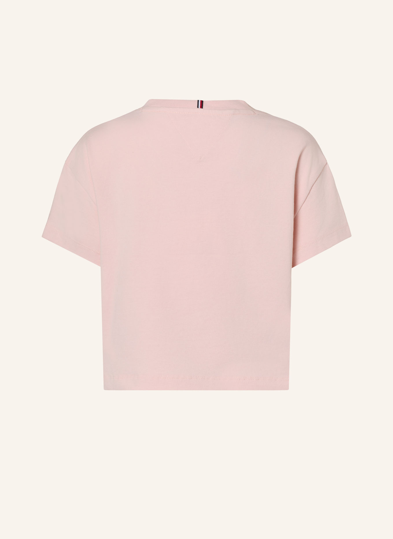 TOMMY HILFIGER T-shirt: ROZE / ROOD / WIT