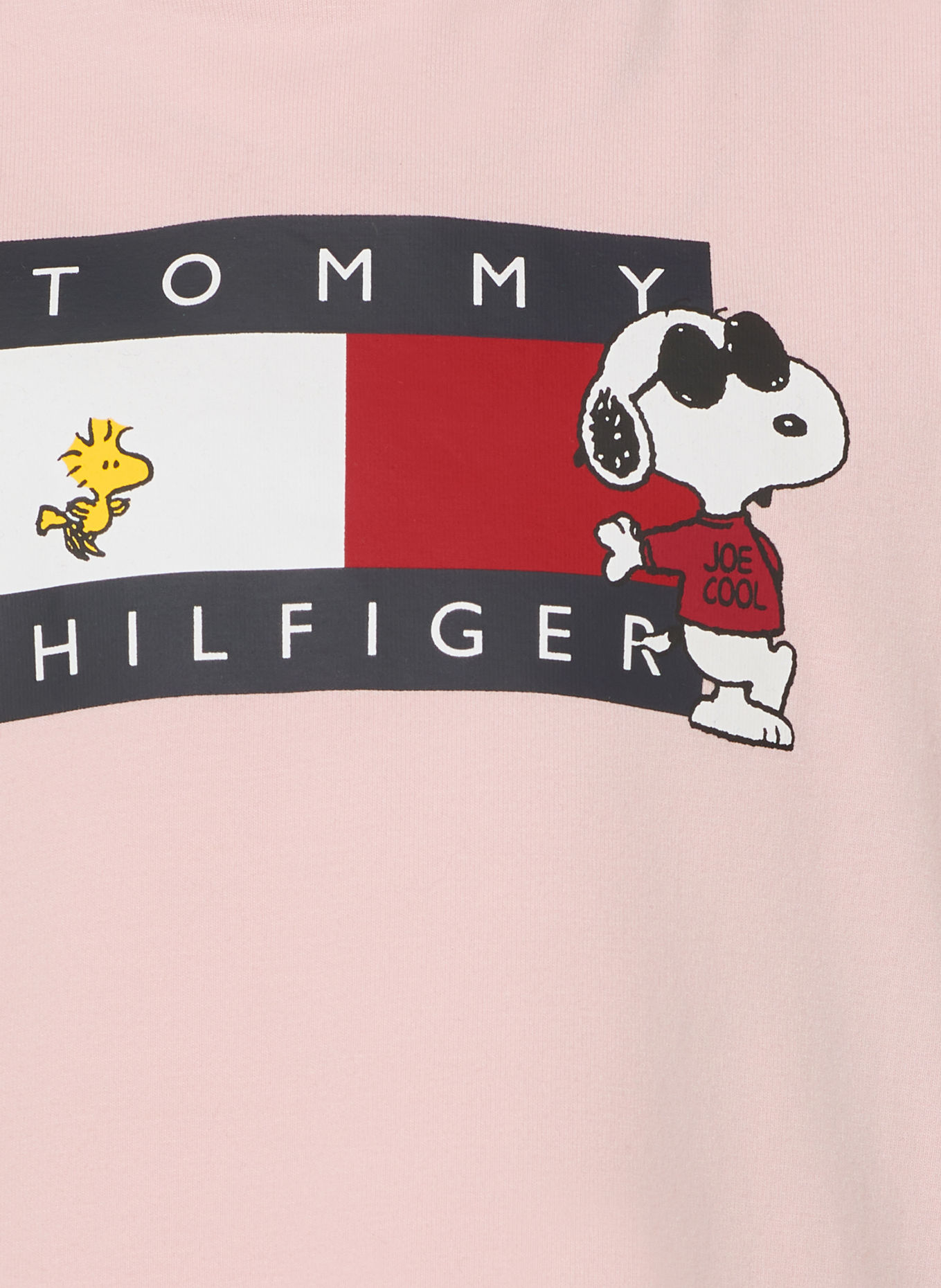 TOMMY HILFIGER T-shirt: ROZE / ROOD / WIT