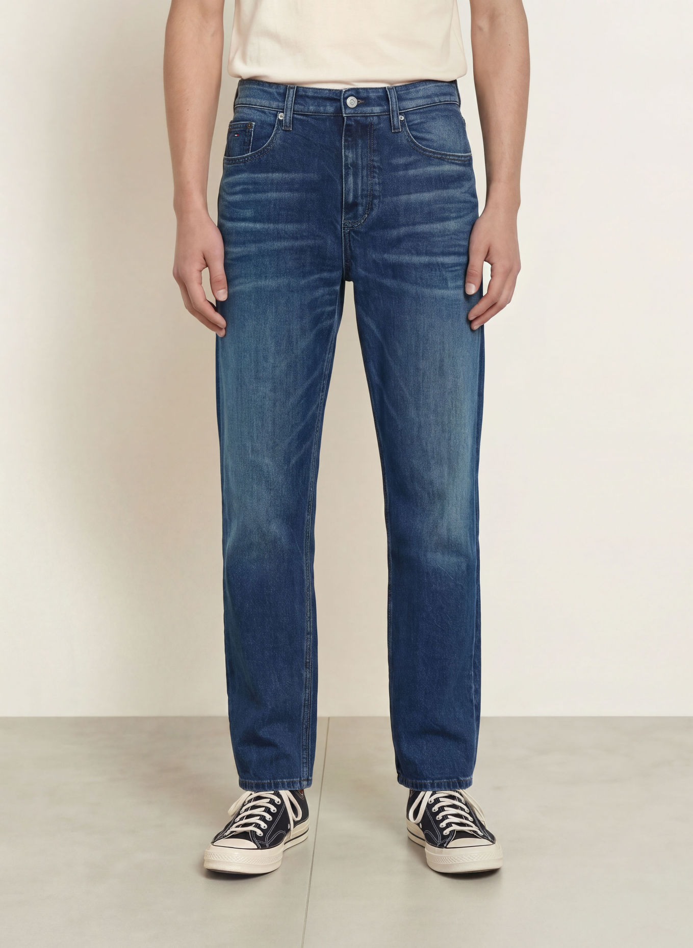 TOMMY JEANS Jeans SONNY Tapered Fit: 1BZ Denim Blue Black