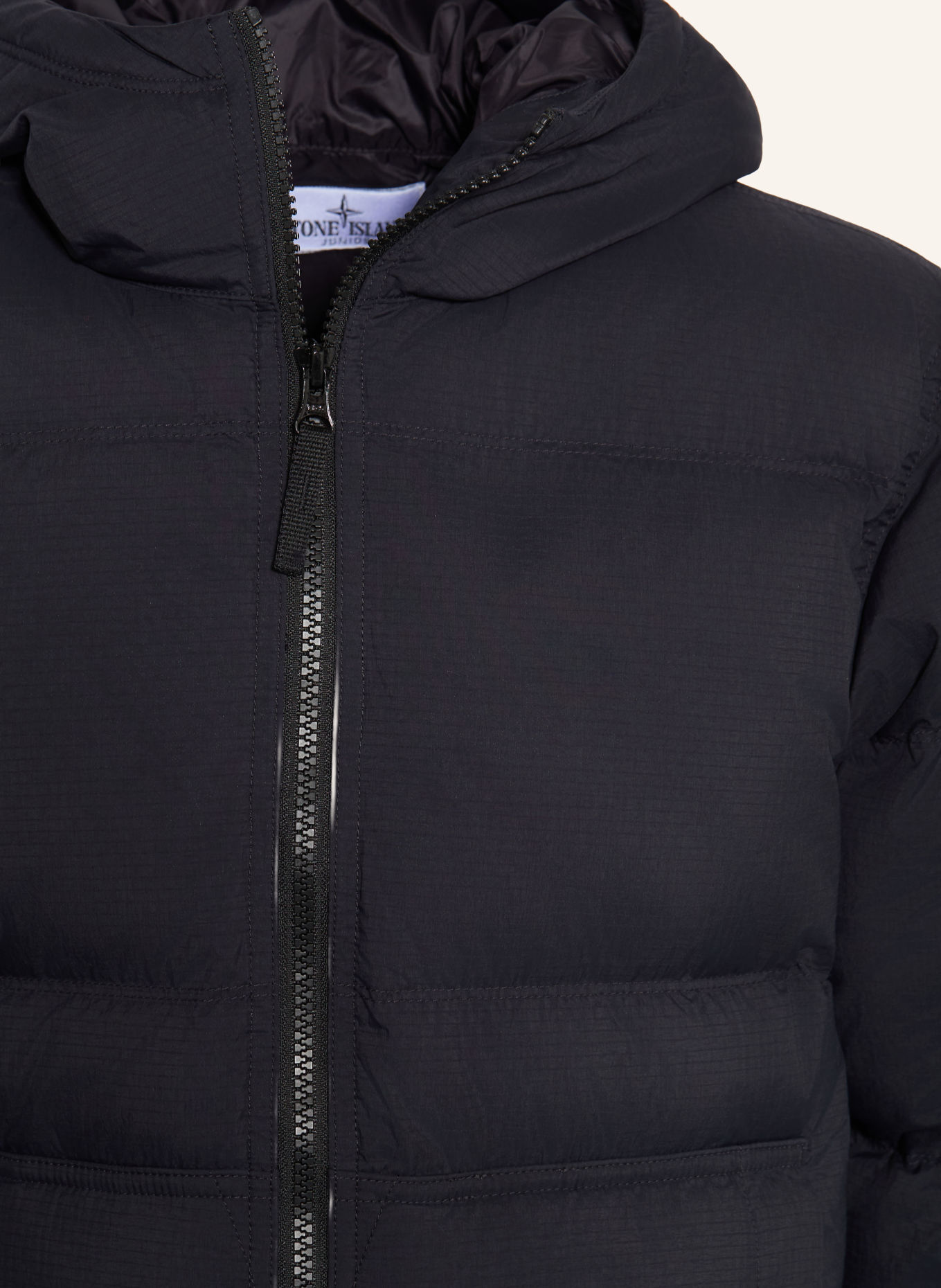 STONE ISLAND JUNIOR Dunjakke: SORT