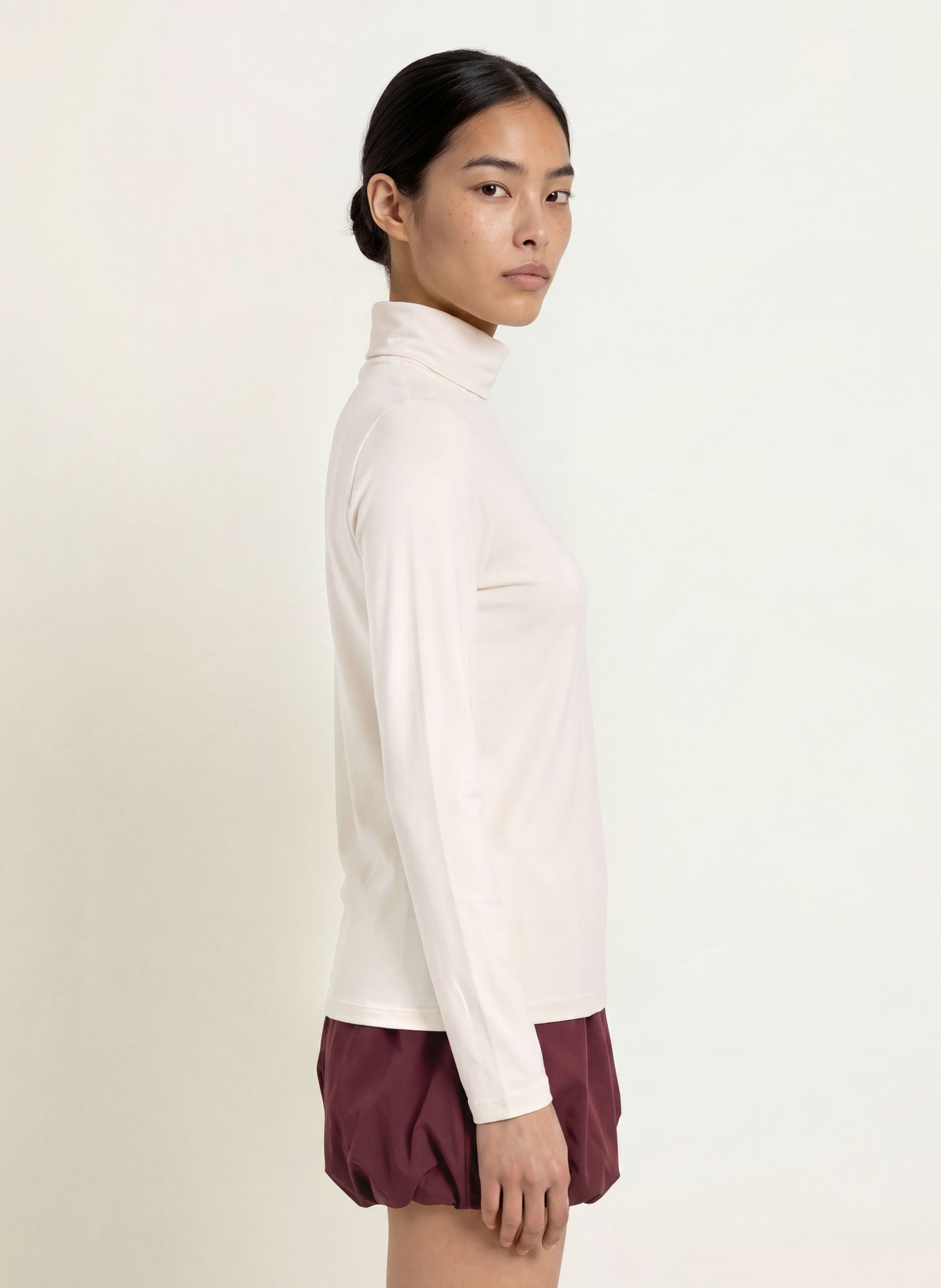 Marc O'Polo DENIM Turtleneck top: ECRU