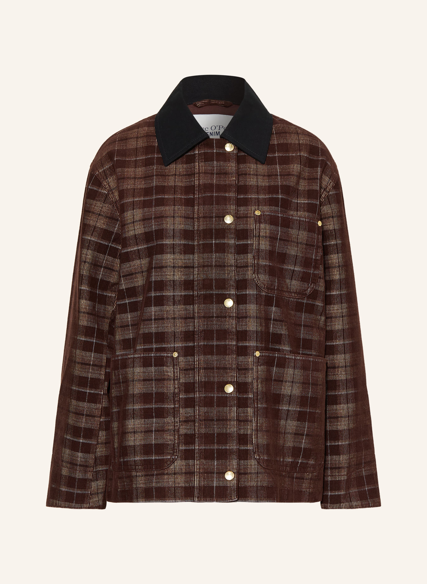 Marc O'Polo DENIM Corduroyjas: MARRON FONCÉ / BEIGE