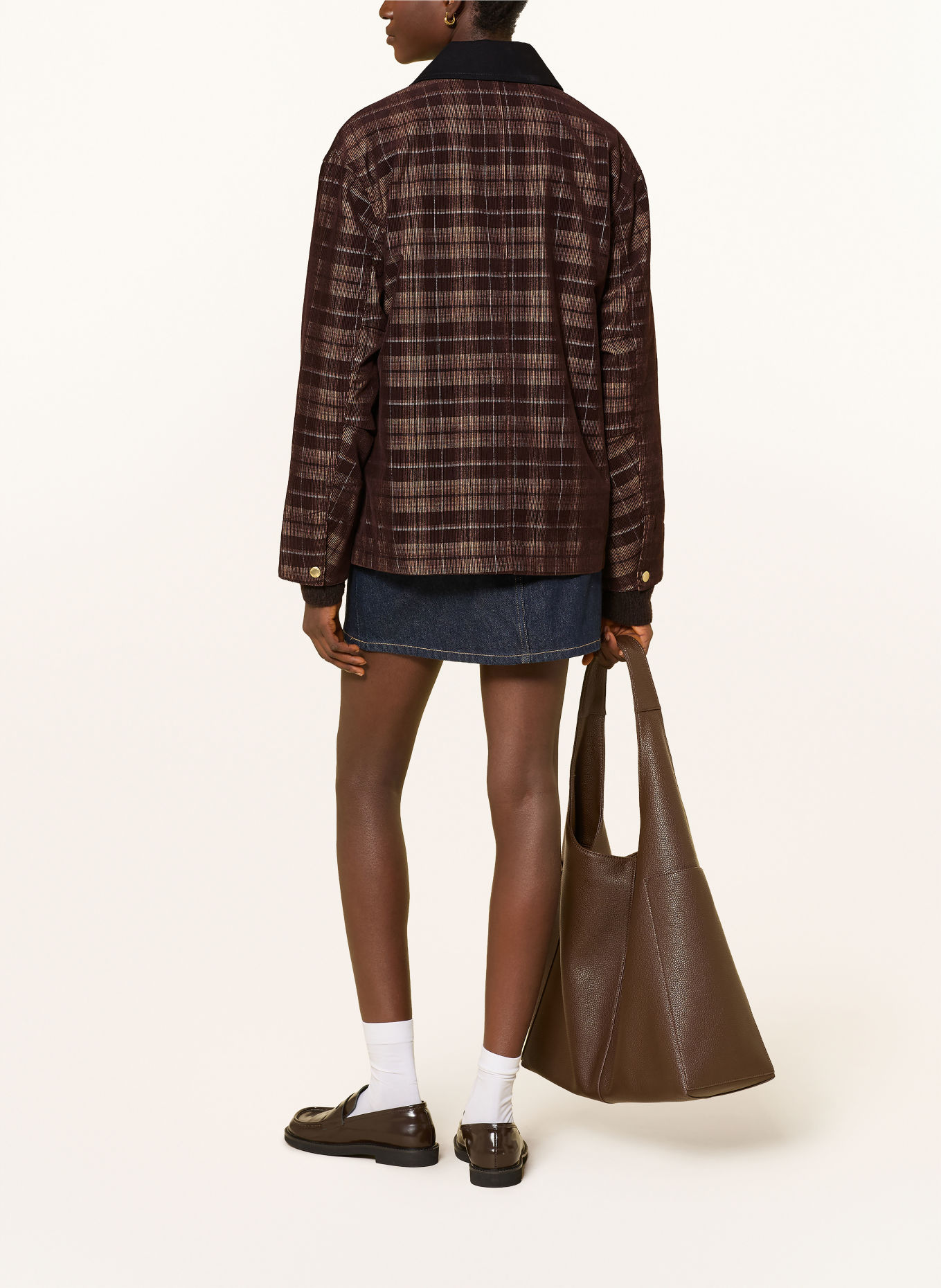 Marc O'Polo DENIM Corduroyjas: MARRON FONCÉ / BEIGE