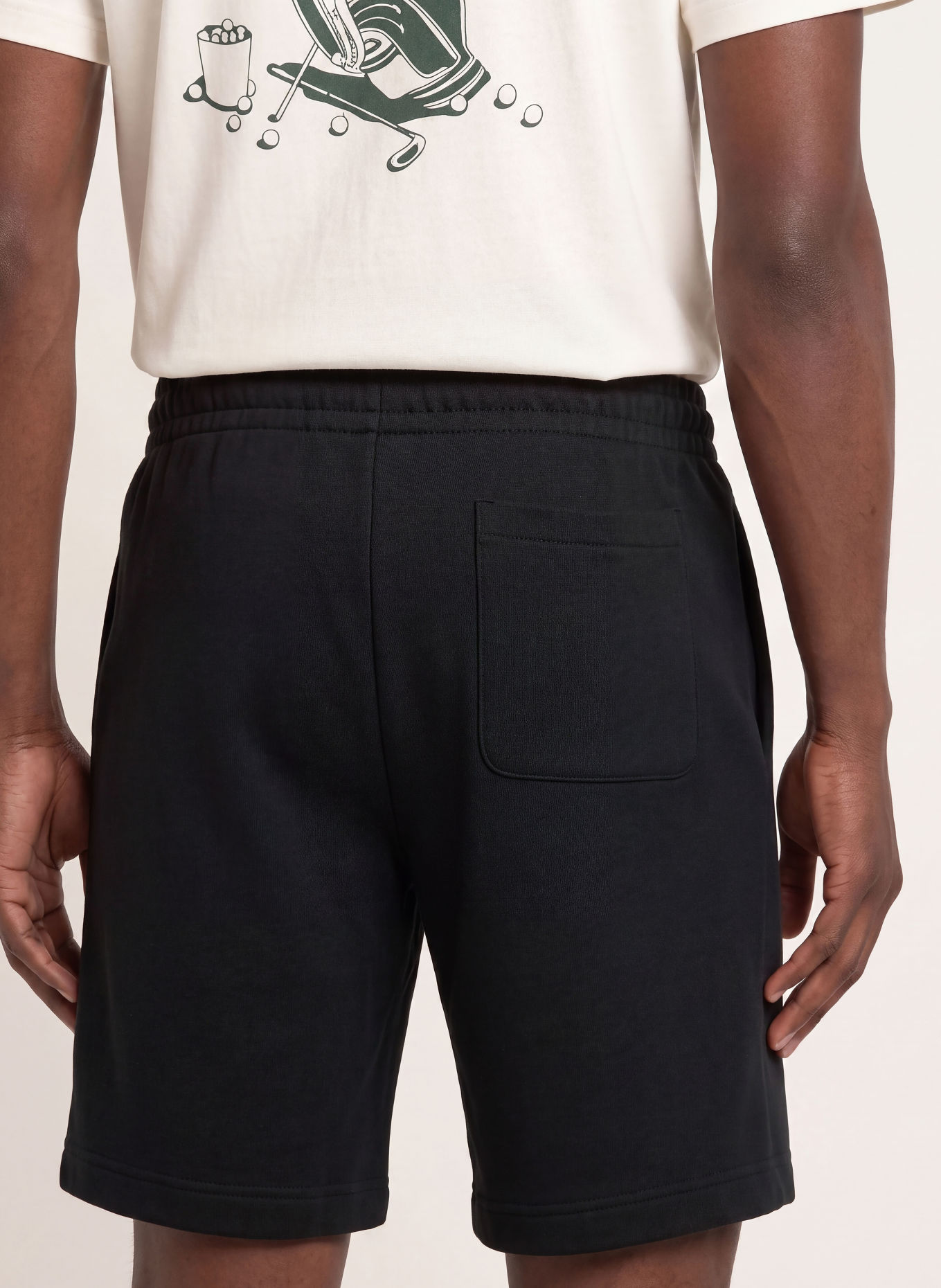 LACOSTE Sweatshort: ZWART