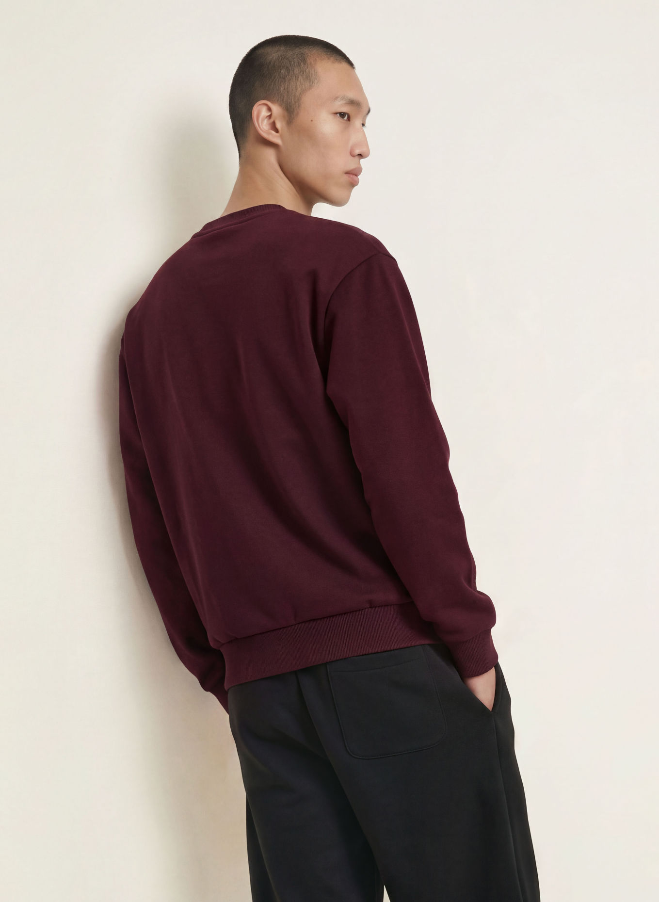 LACOSTE Mikiny: TMAVĚ ČERVENÁ