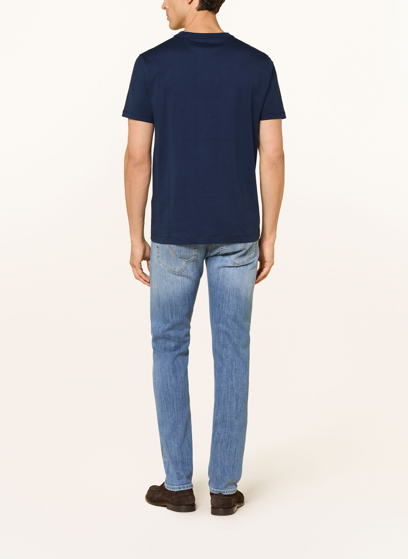 HACKETT LONDON T-shirt HERITAGE HARRY: DONKERBLAUW