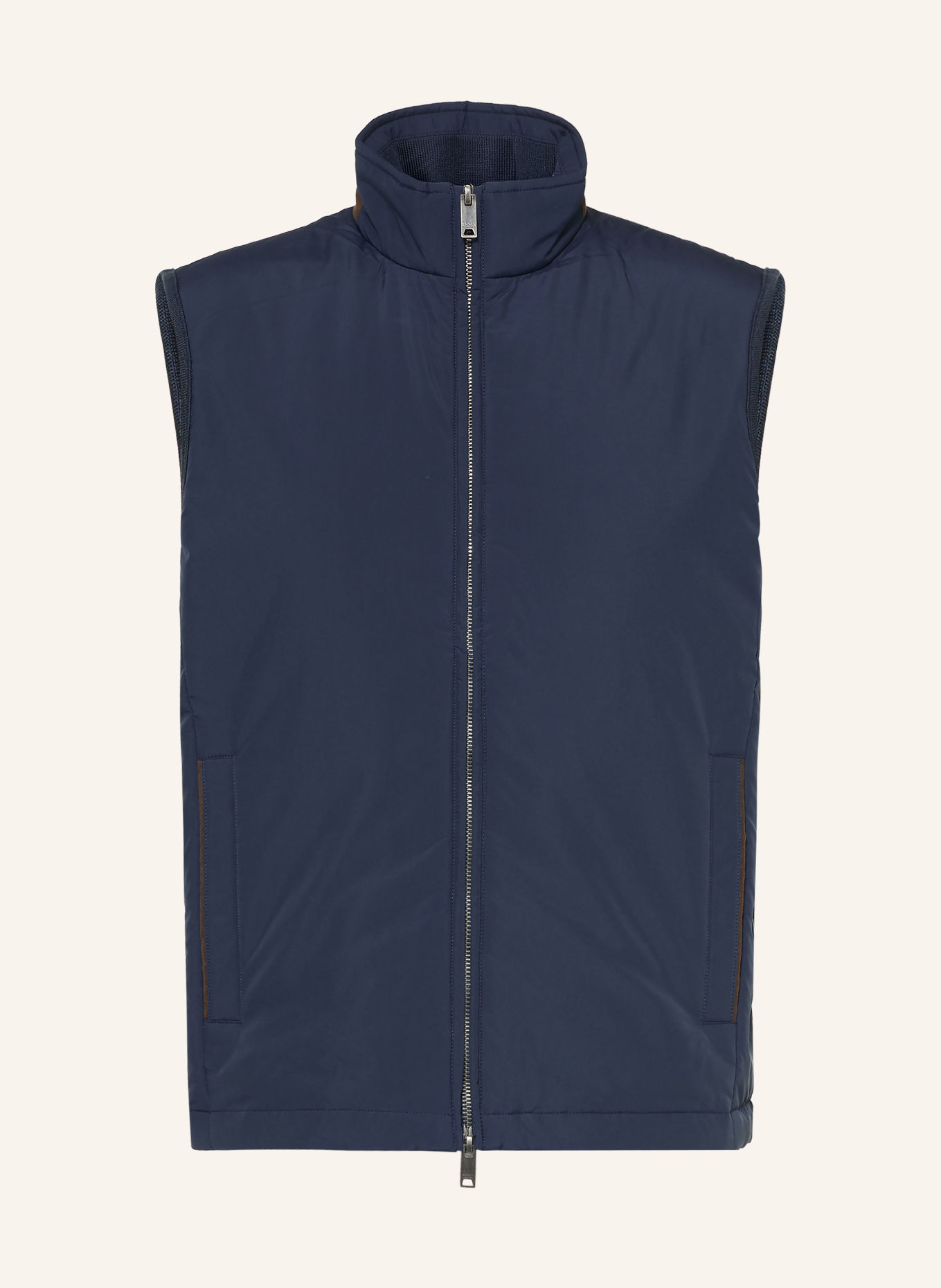 HACKETT LONDON Bodywarmer van gemengde materialen: DONKERBLAUW