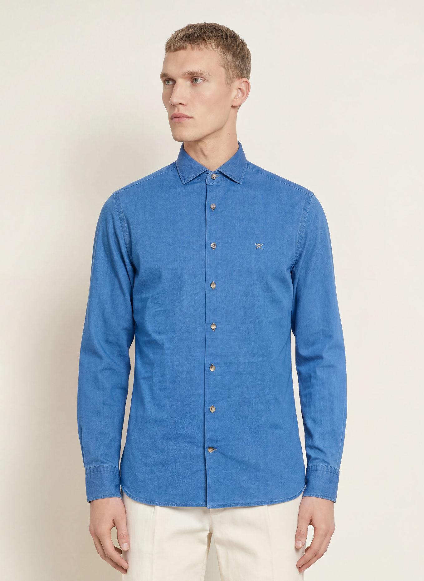 HACKETT LONDON Oxford-overhemd Tailored Fit: LICHTBLAUW
